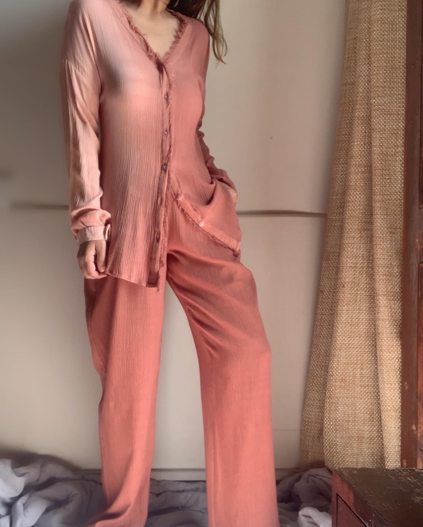 The Wavelet Set : Peach And Brown