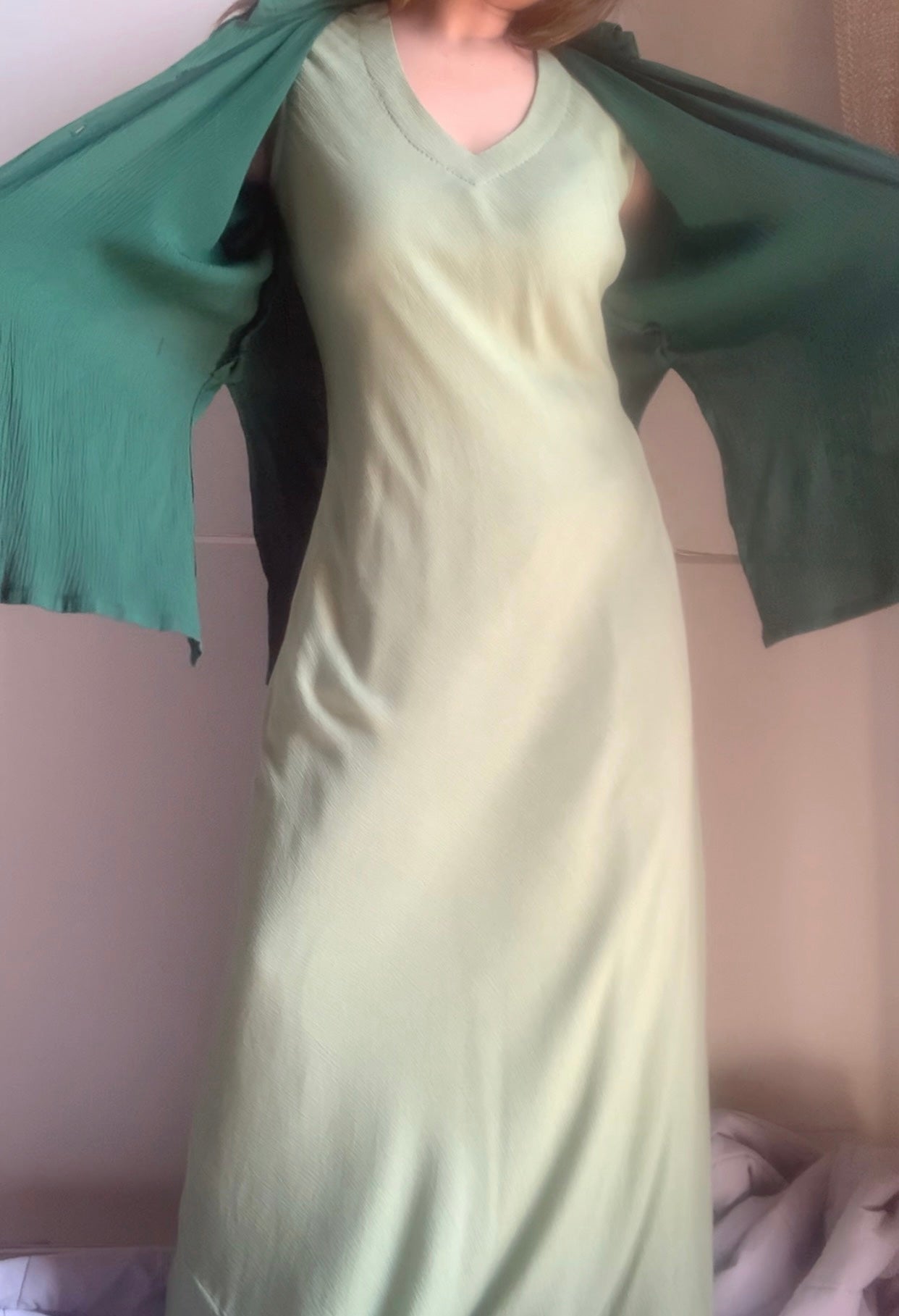 THE POLLY : Forest Green & Sage Green