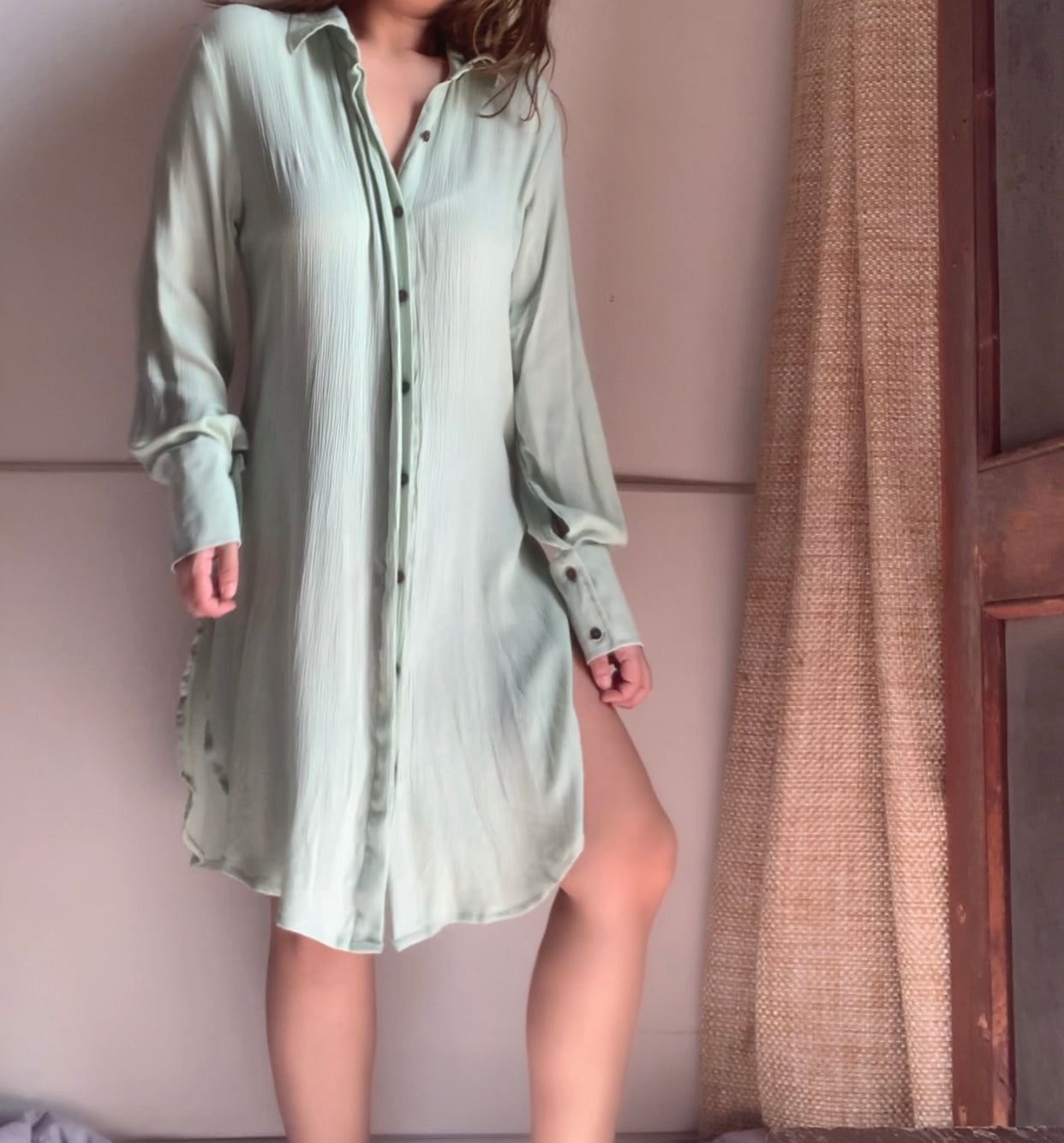 The Flare Star Shirt :  Pistachio
