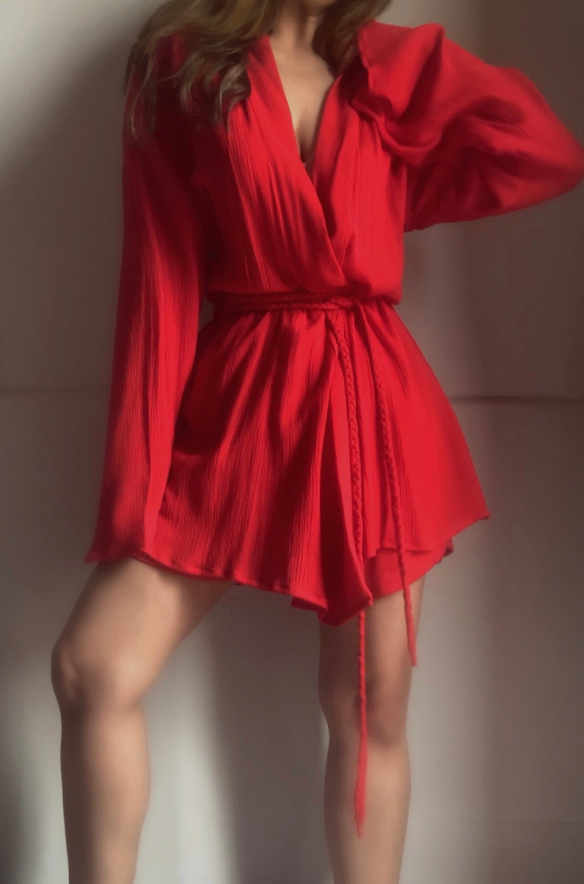 The Amber ( Braided ) : Red