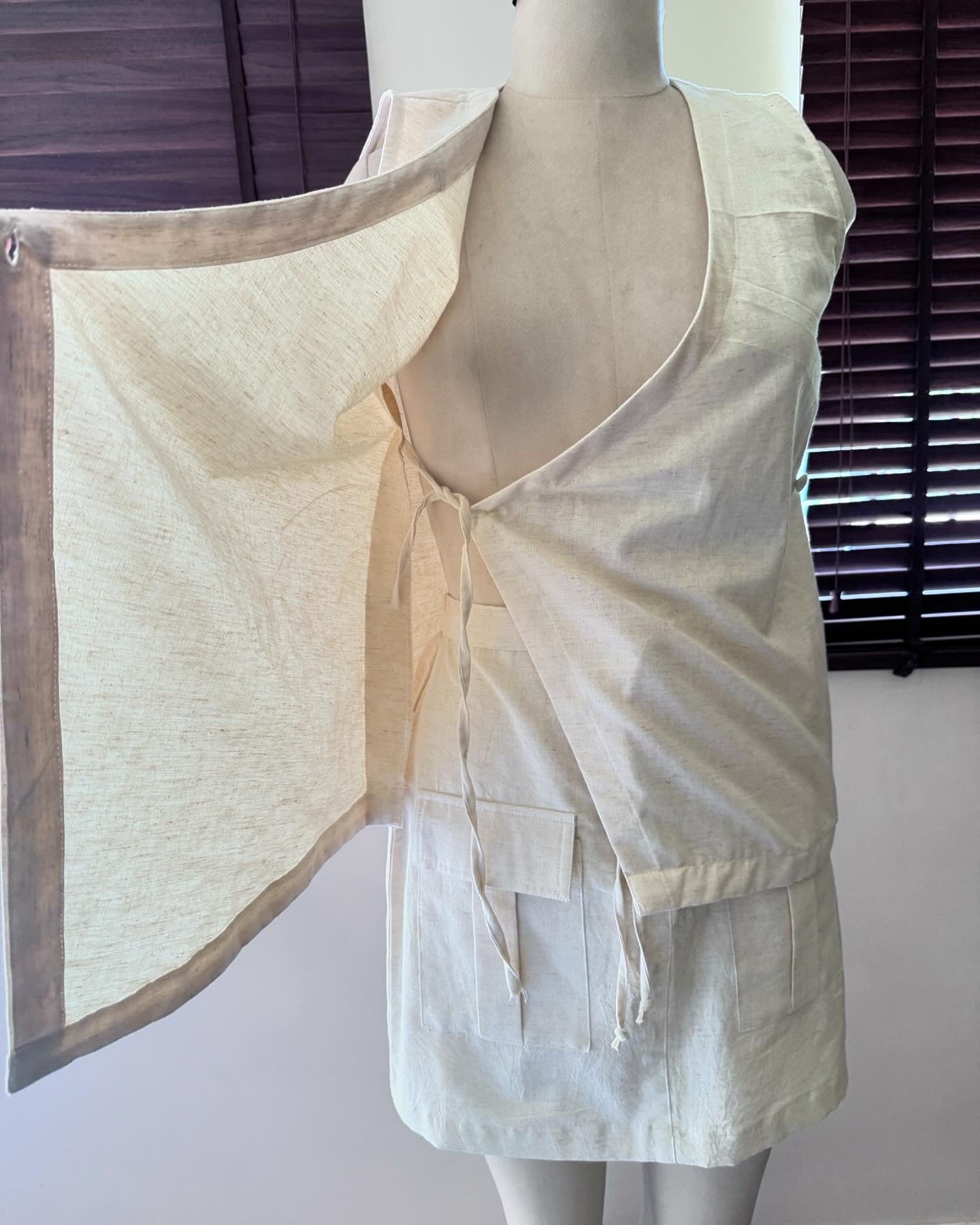 The Solar Skirt Set : Off White