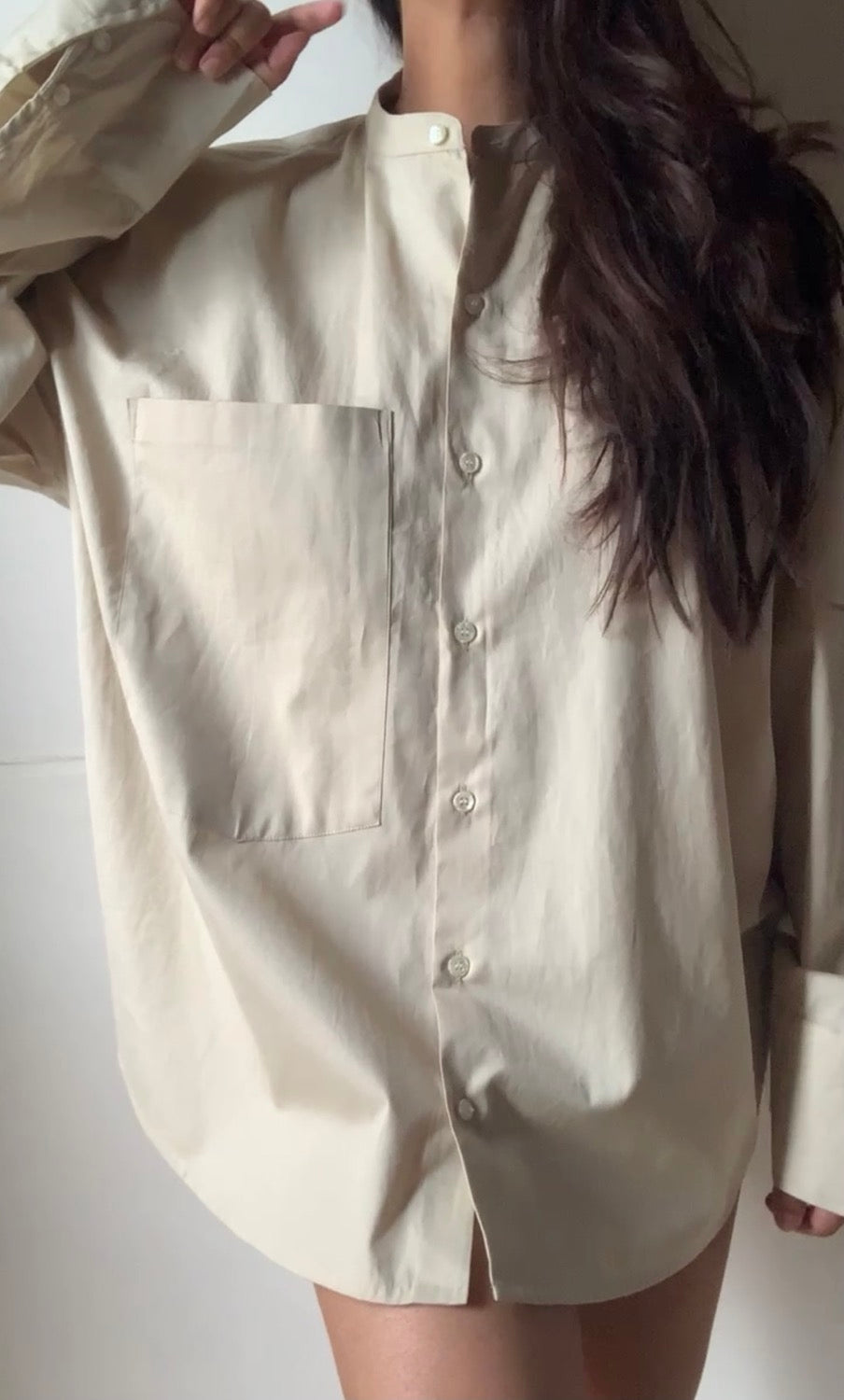 BEIGE NEW MOON SHIRT