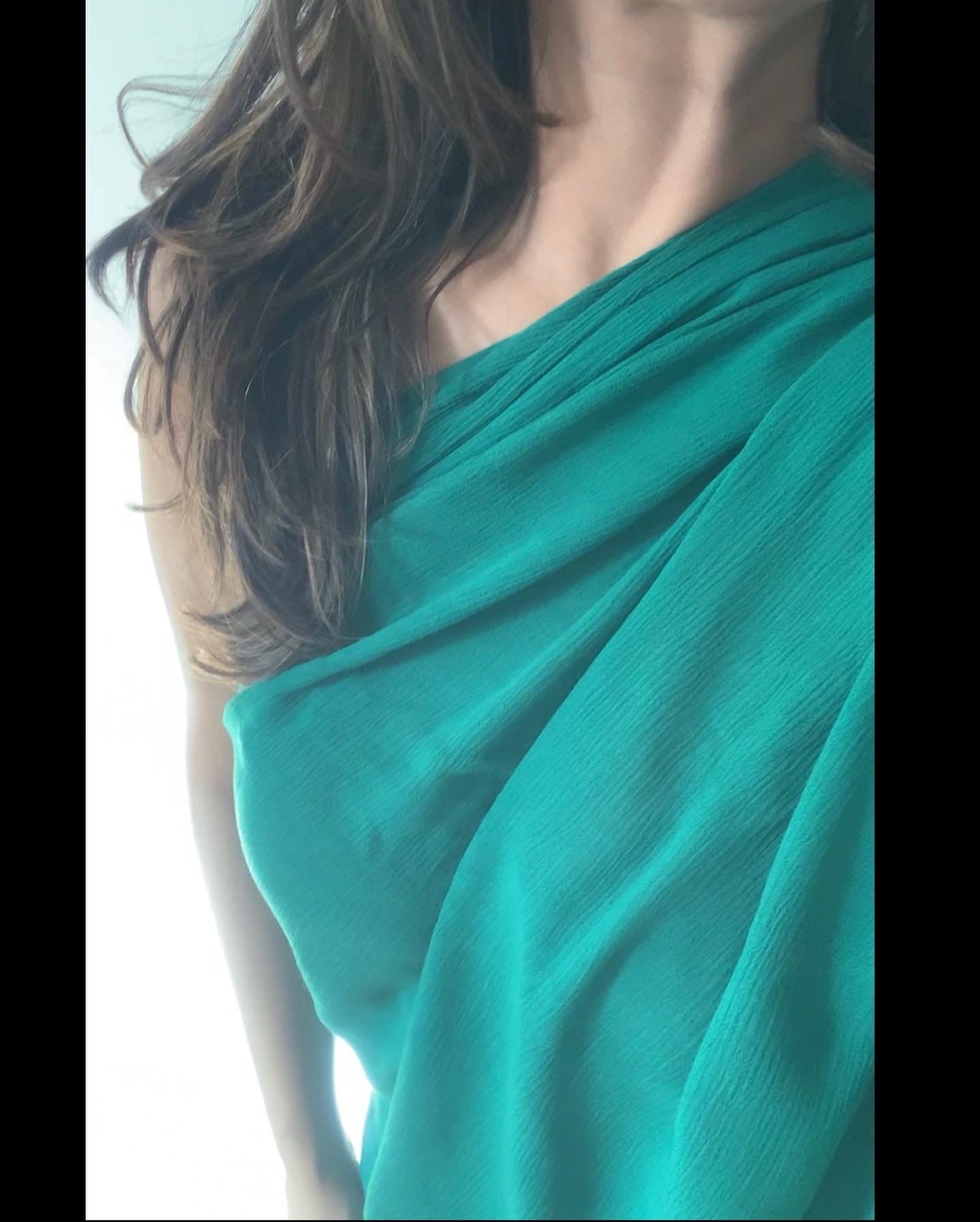 The Pre Draped Saree : Jade Green