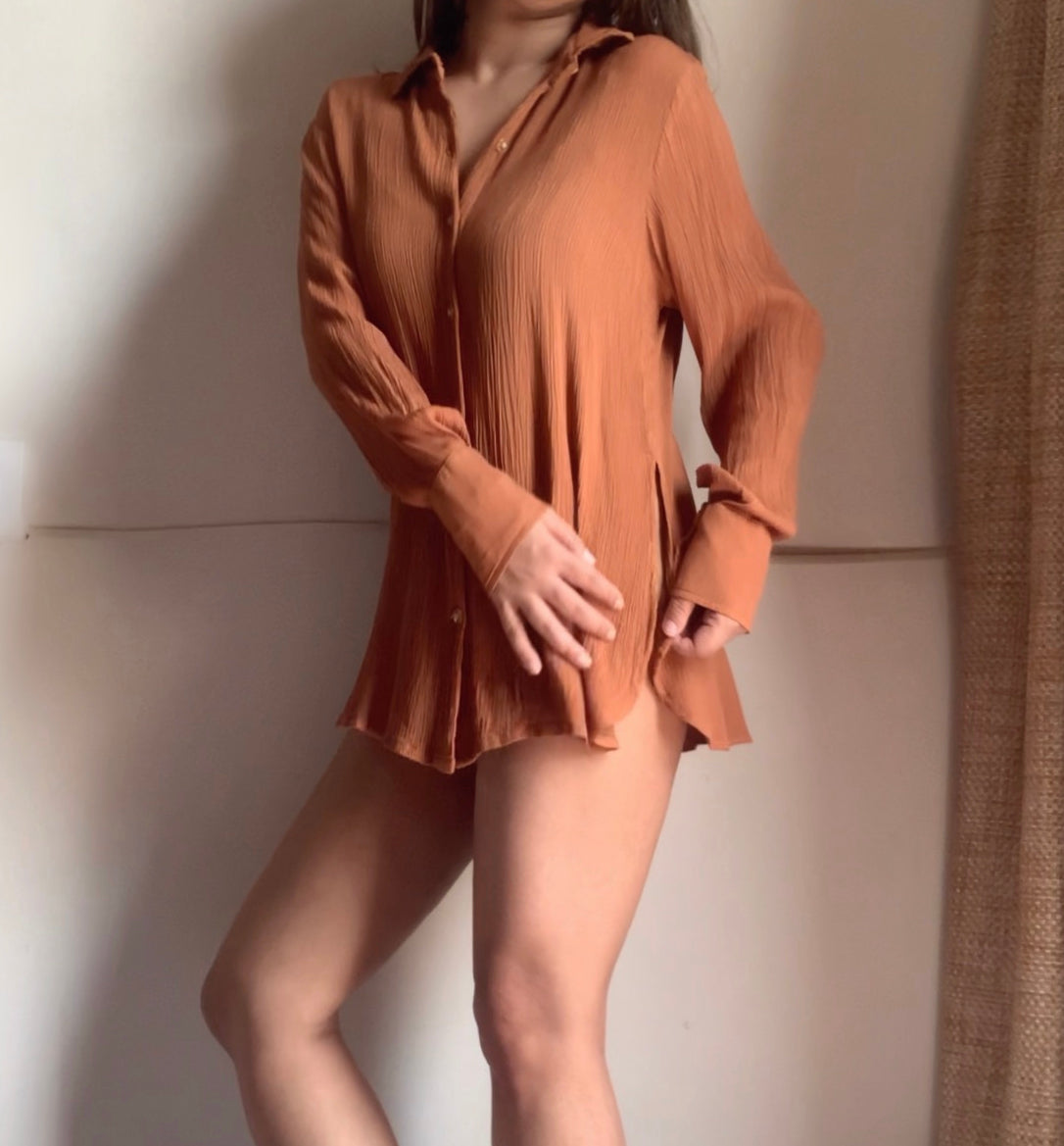 The Dunes Shirt : Amber Honey