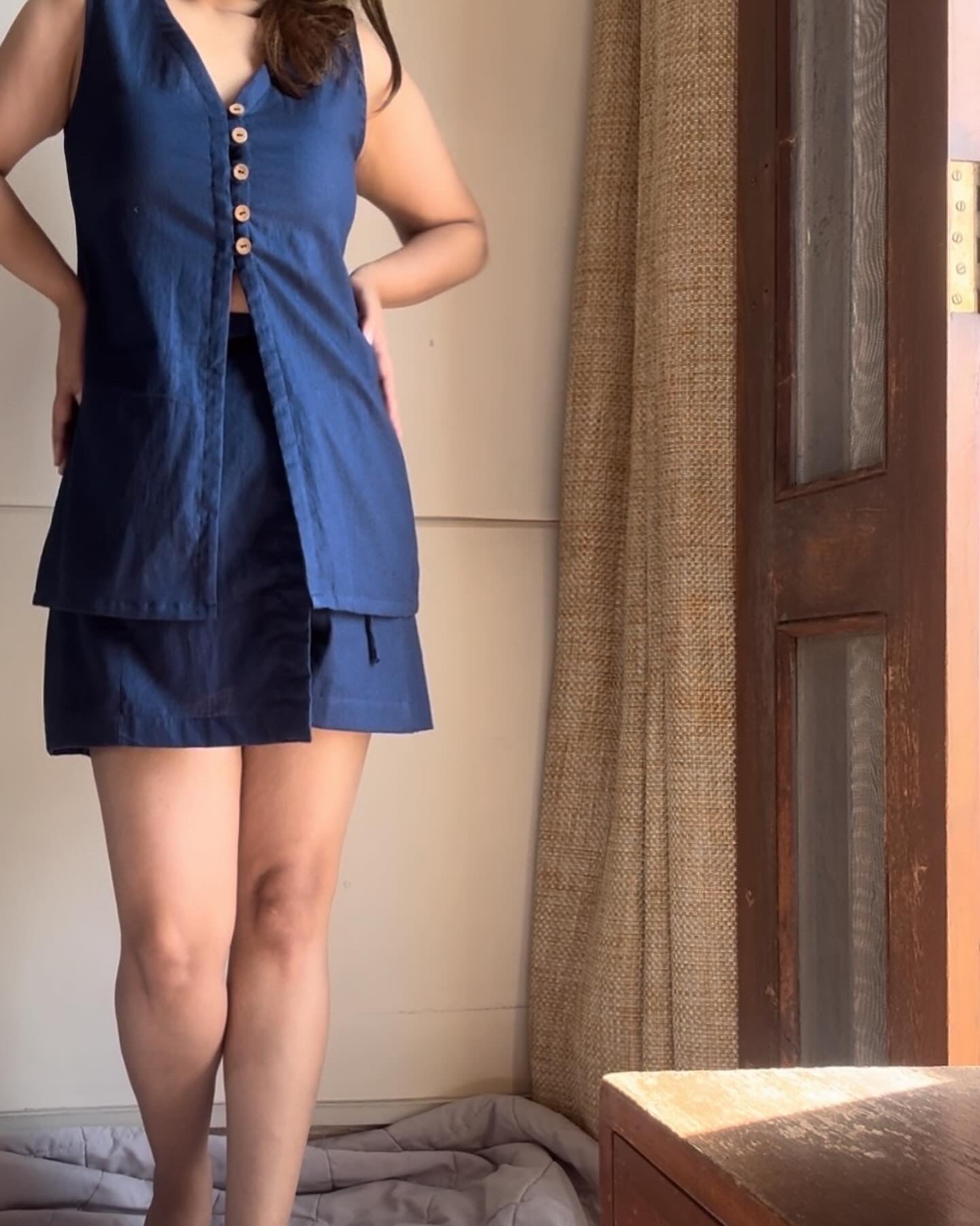 The Lunar Skorts  Set : Dark Blue