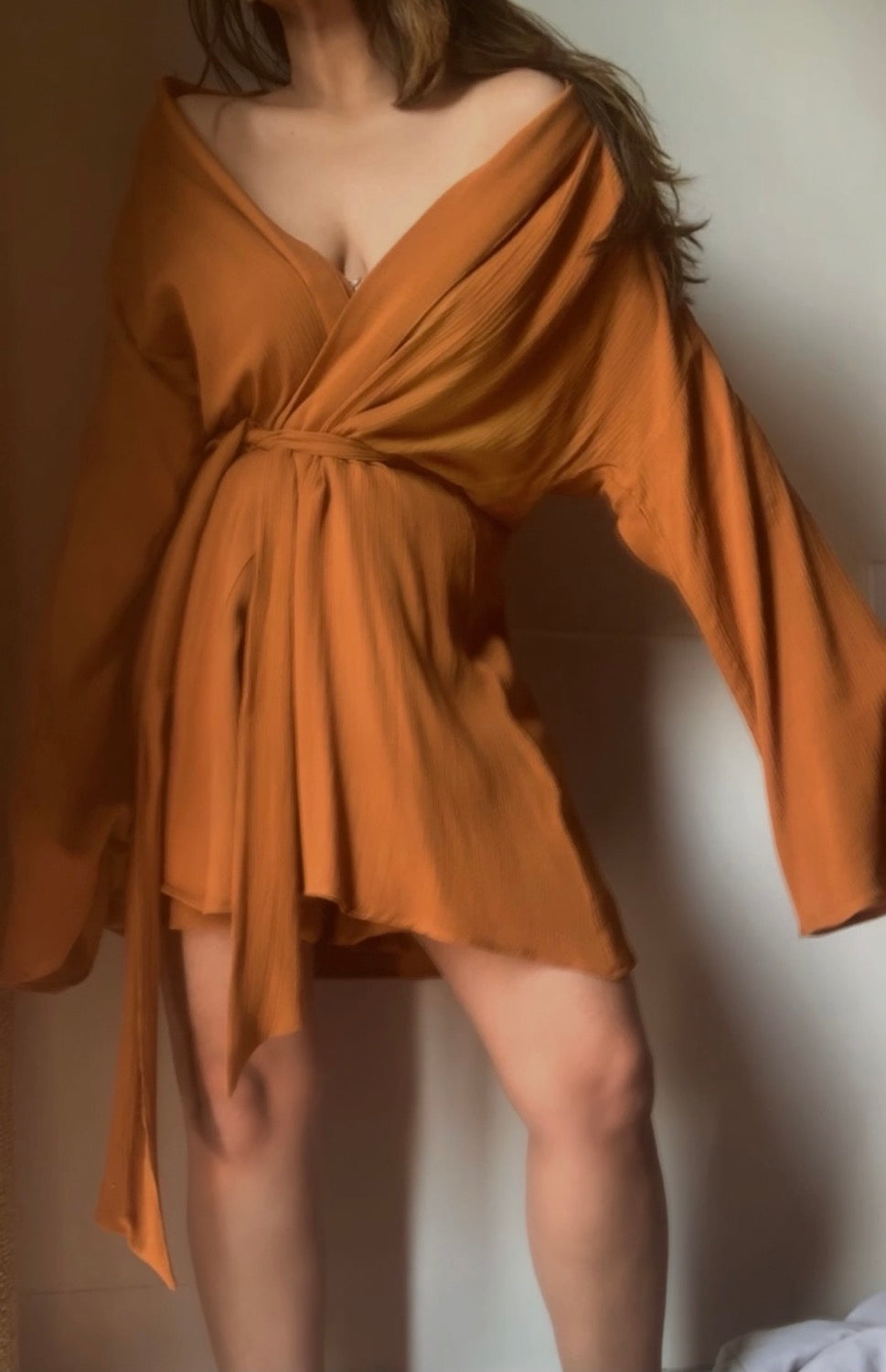 THE AMBER : Honey Robe + Shorts