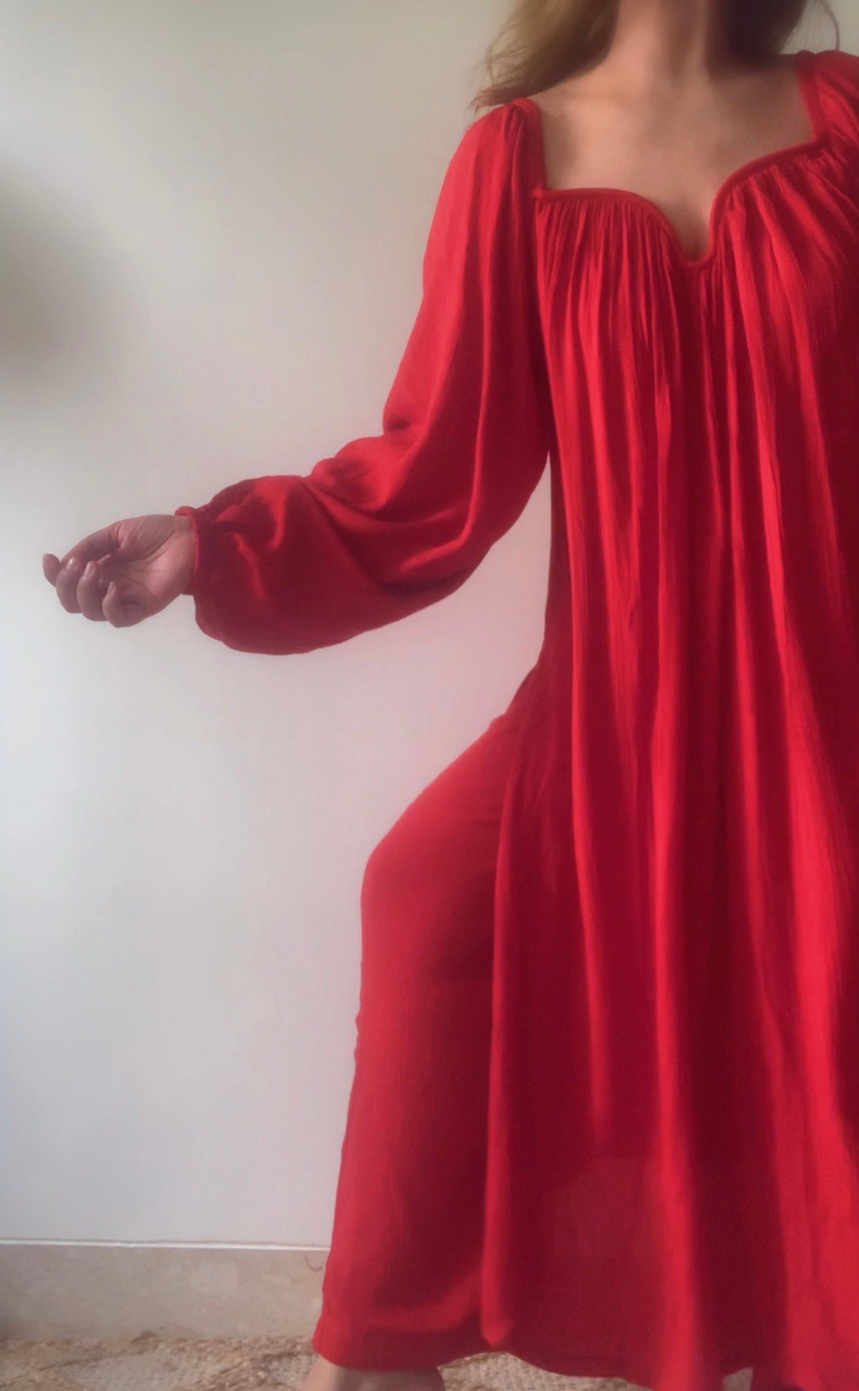 The Valentina Festive : Red Kurta Set