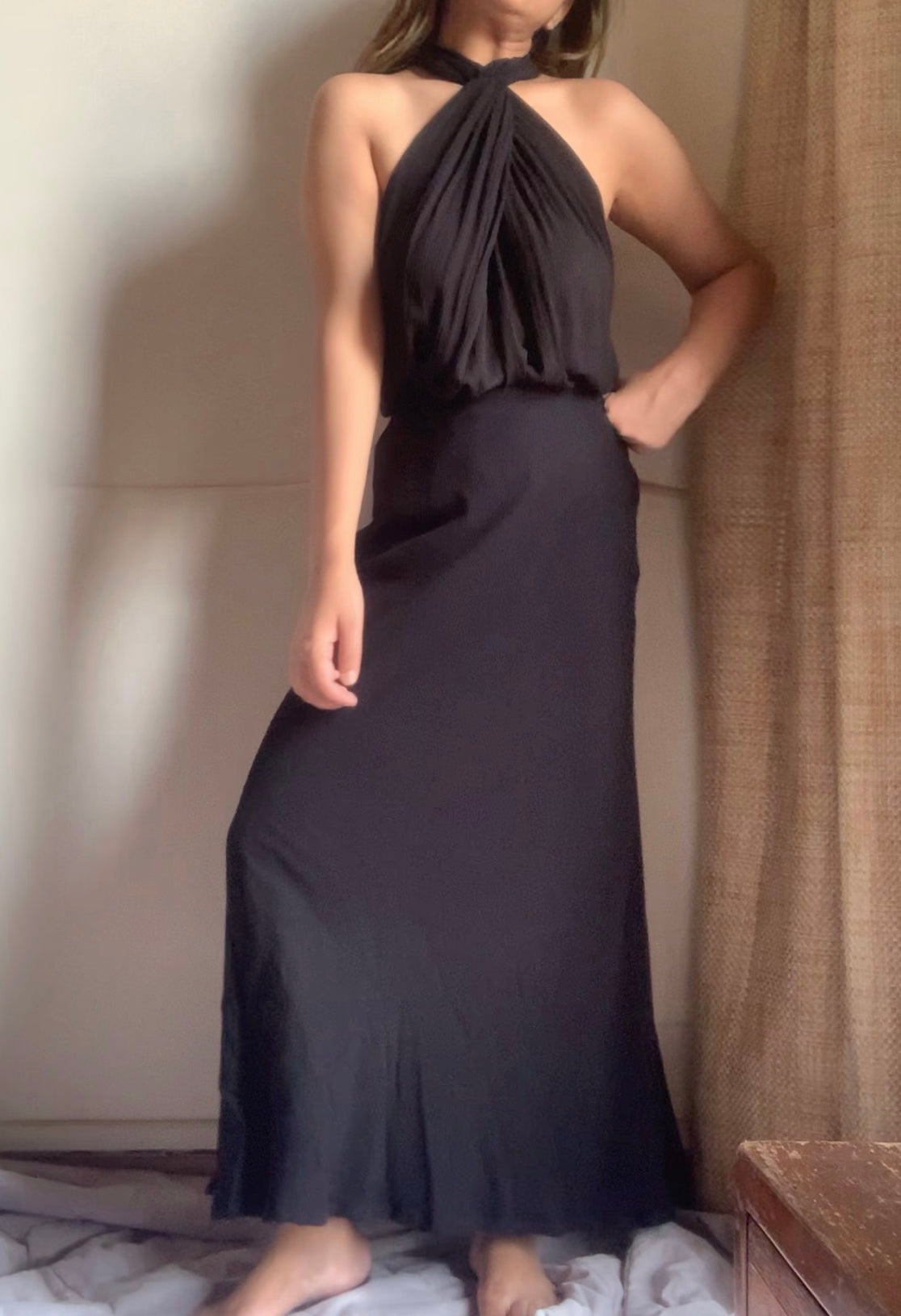 The Gloria Skirt Set : Black