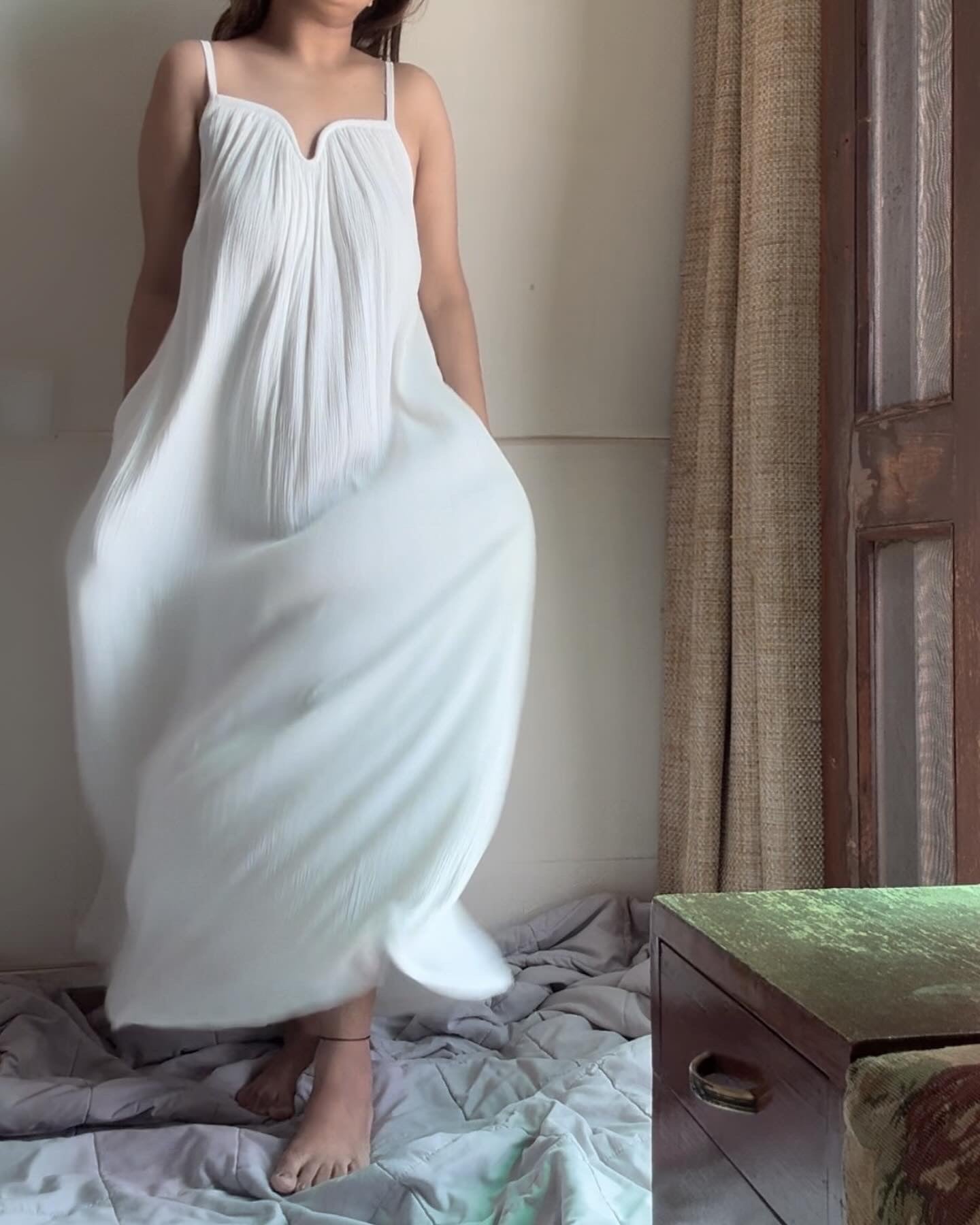 The Scallop Maxi : White