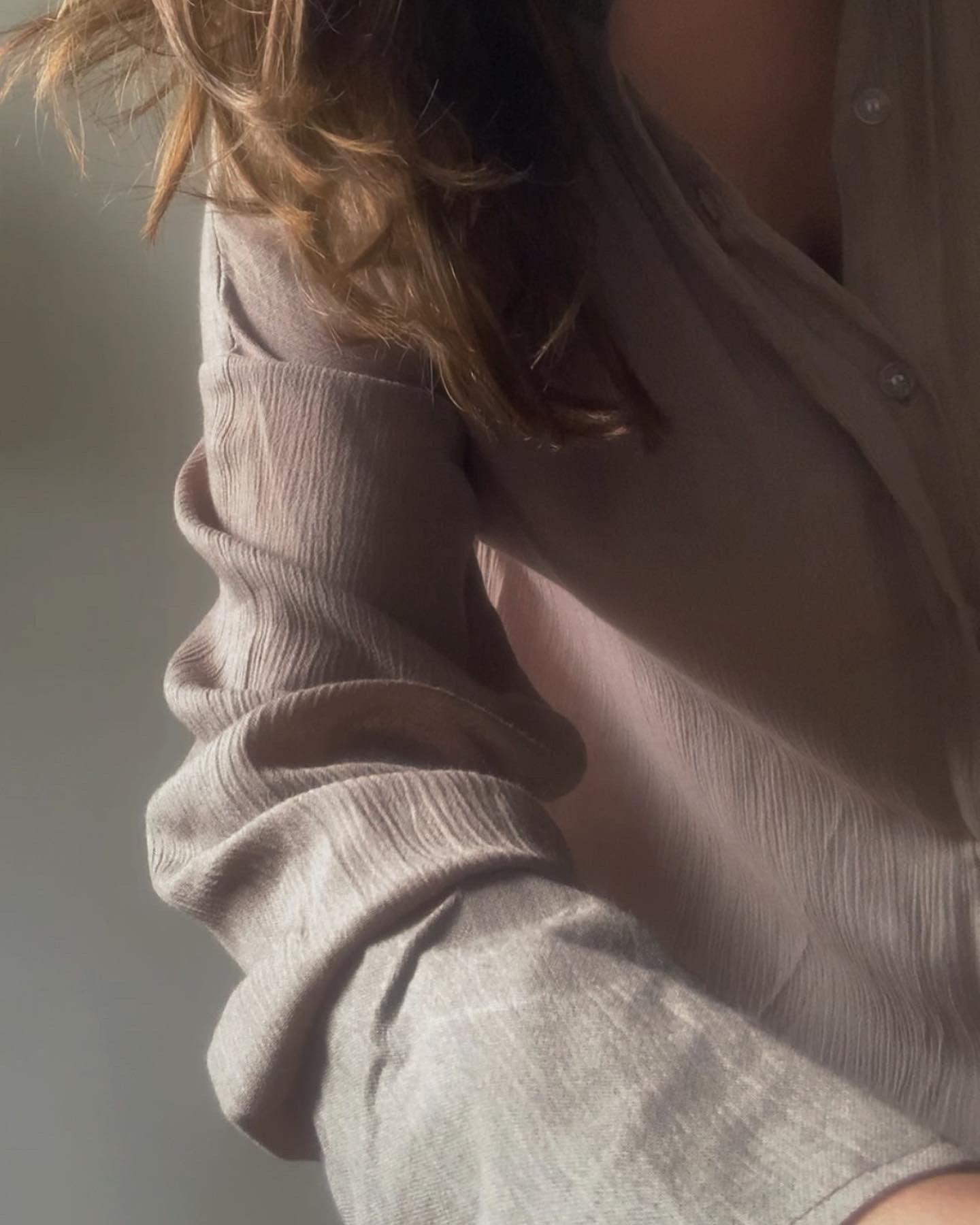 THE SEABED SHIRT : Dark Beige