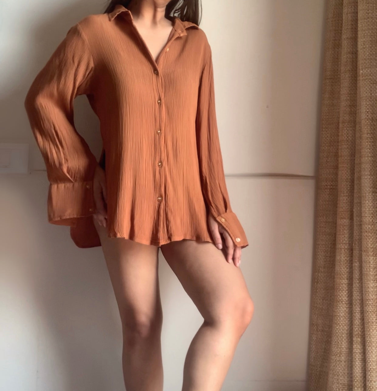 The Dunes Shirt : Amber Honey