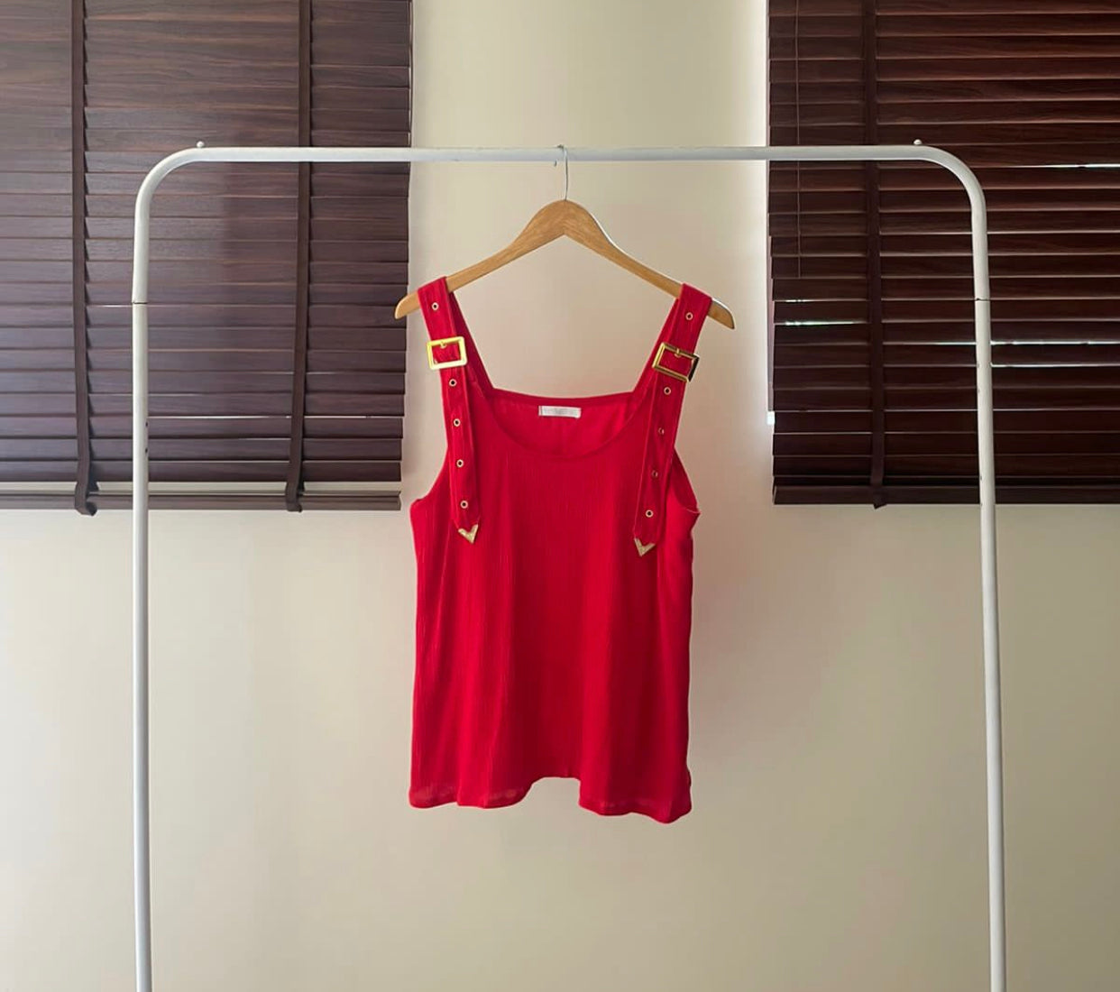 The Harlow Top:  Red