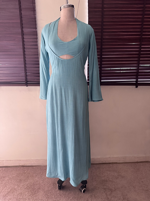 The Mossy Cove Dress : Light Teal