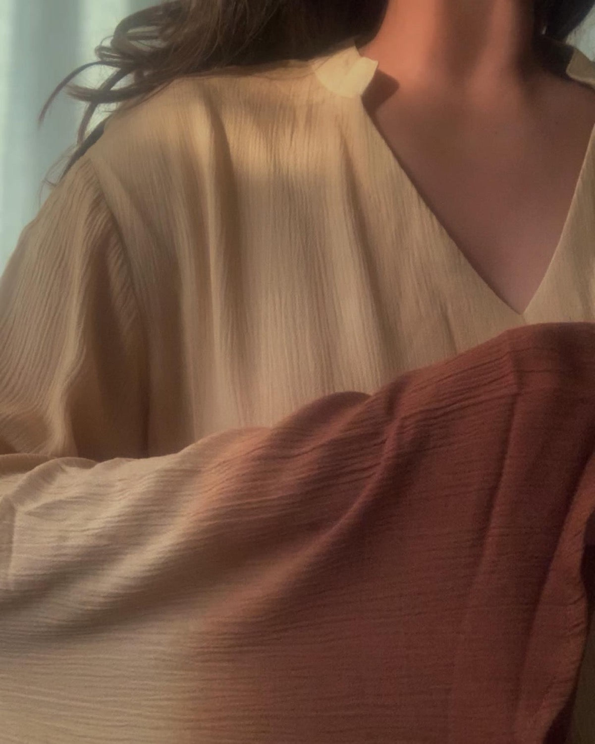 The Magna Mater : Beige And Brown Ombré