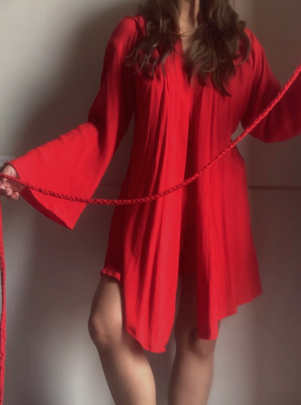 The Amber ( Braided ) : Red