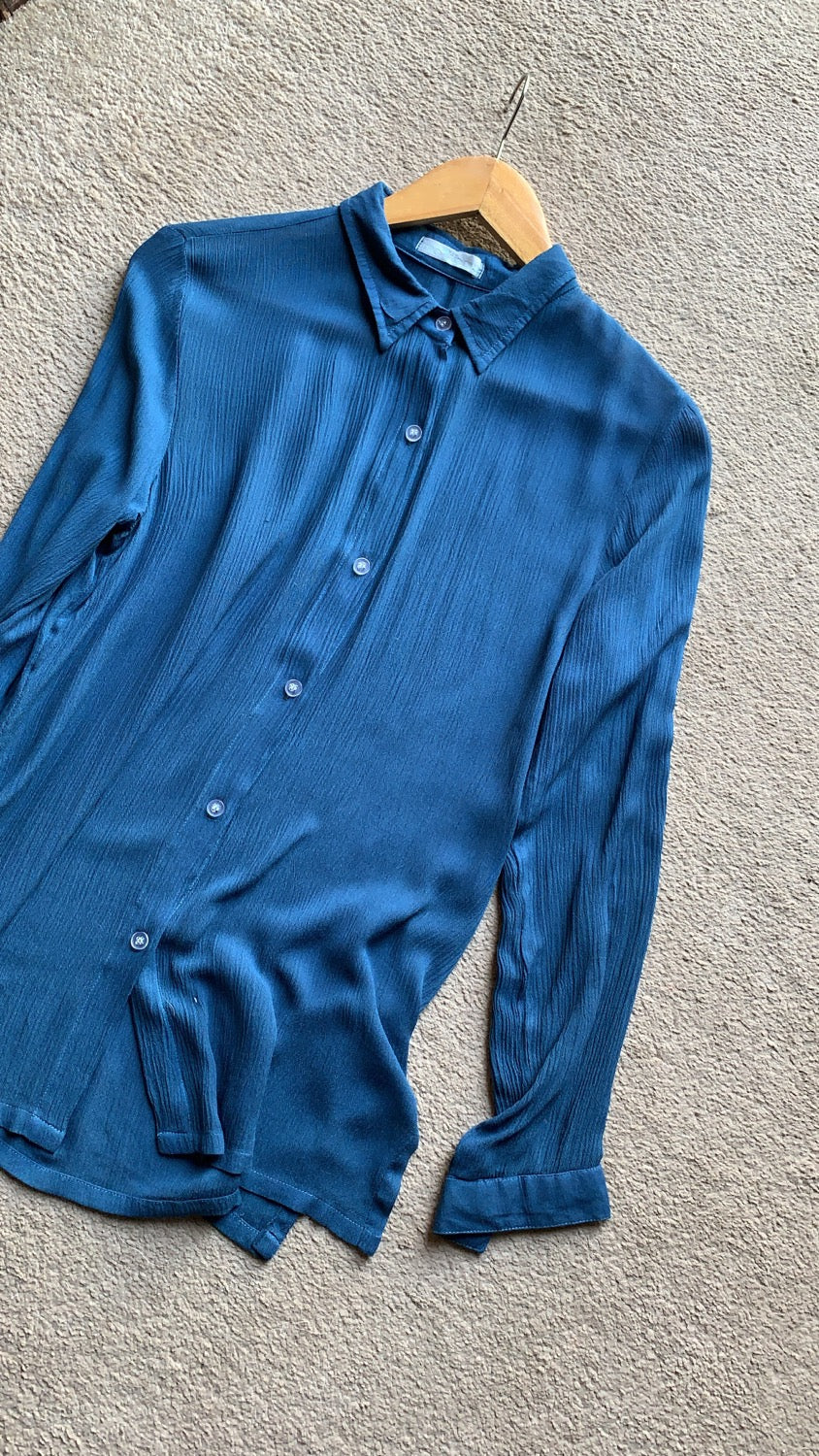 DARK TEAL SAND SHIRT