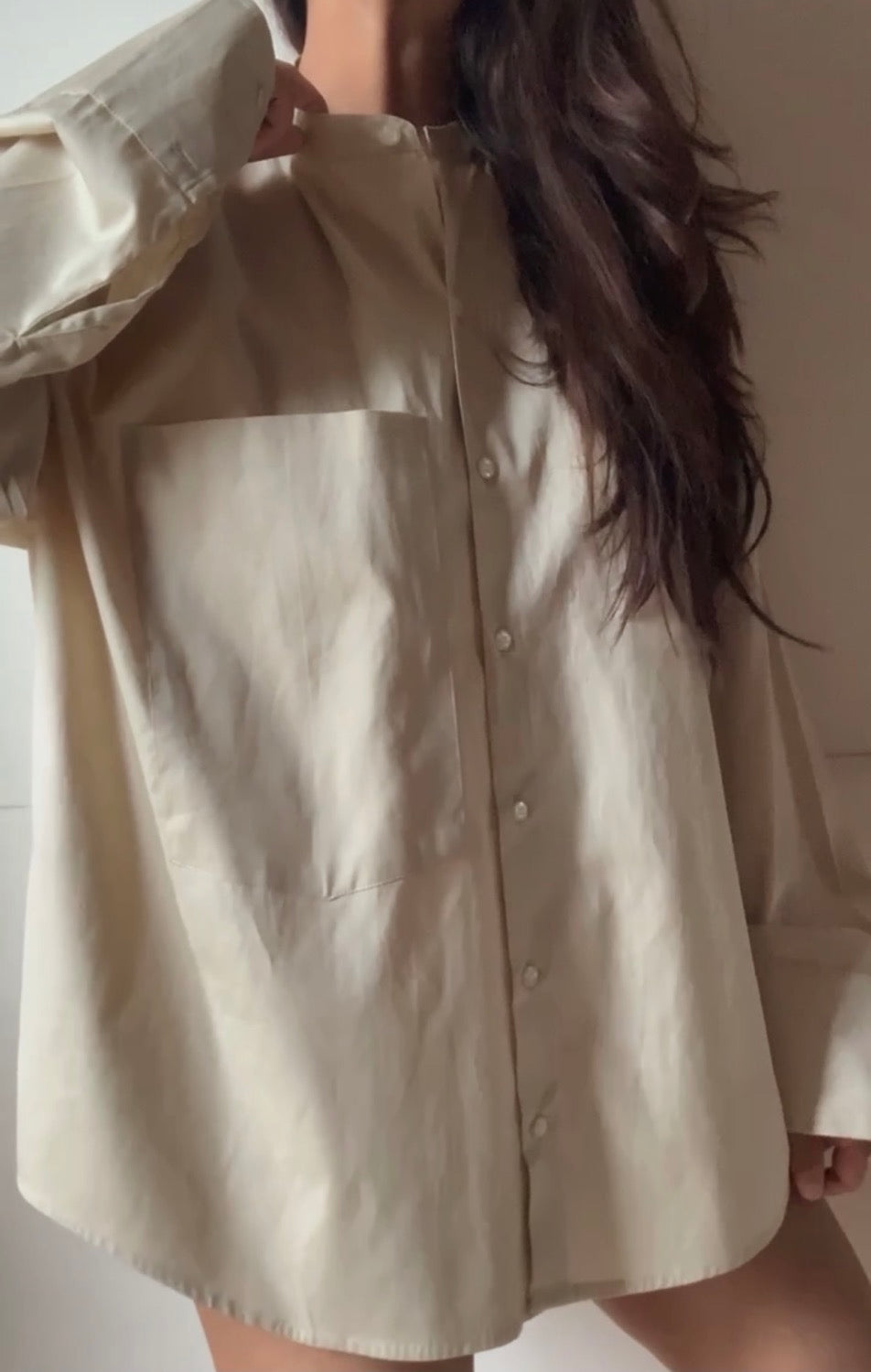BEIGE NEW MOON SHIRT