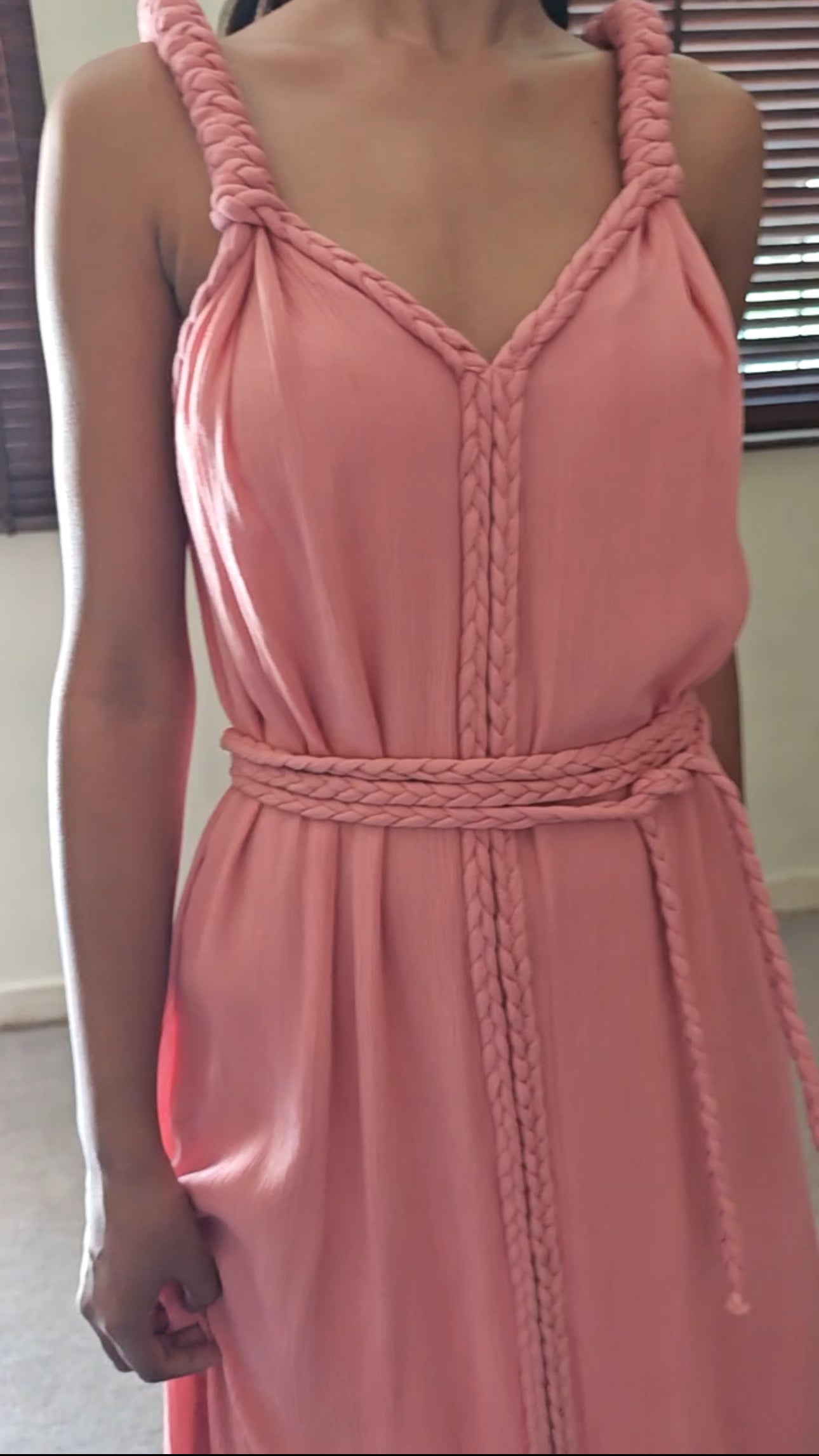 The Solara Maxi : Salmon Pink