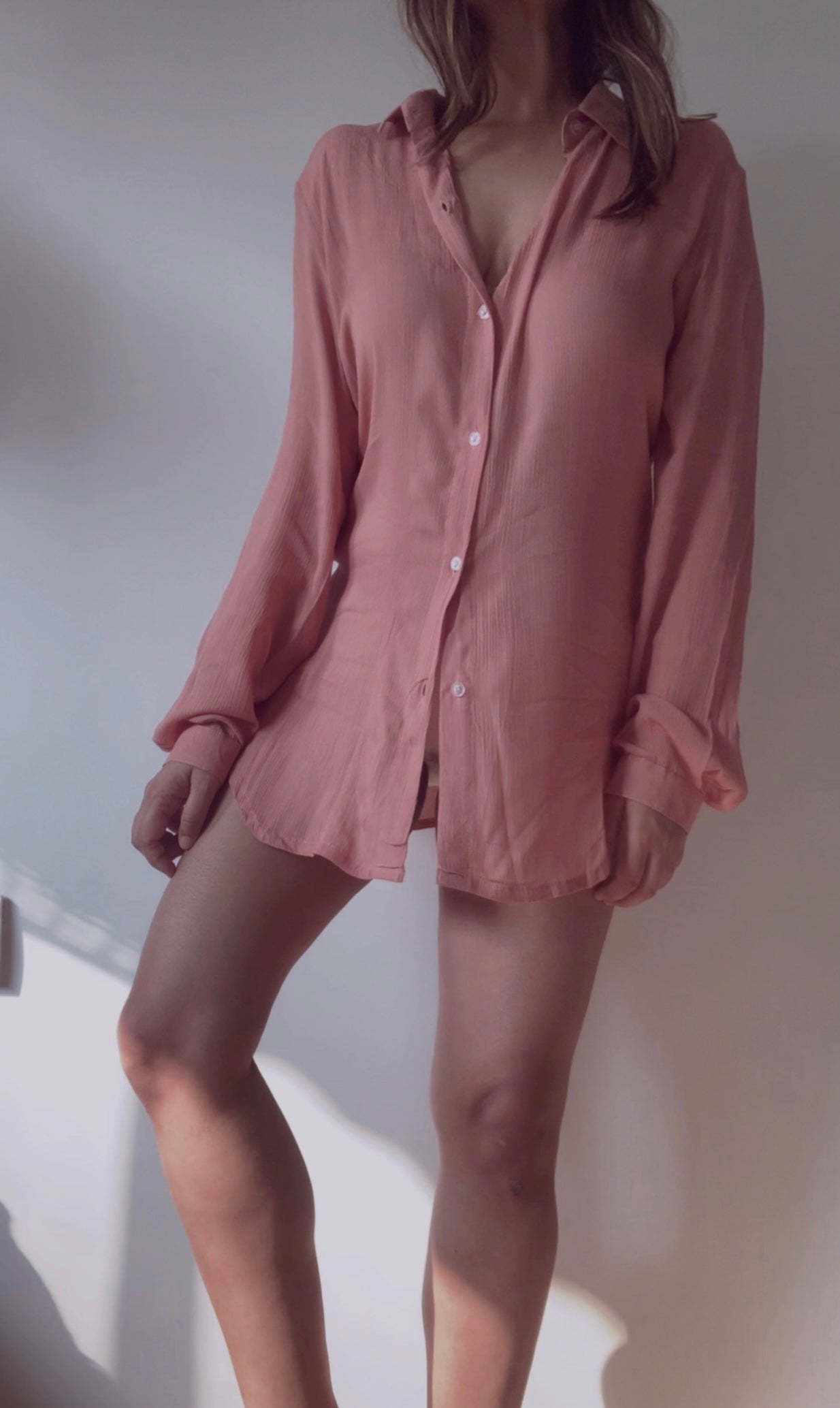 SALMON SAND SHIRT