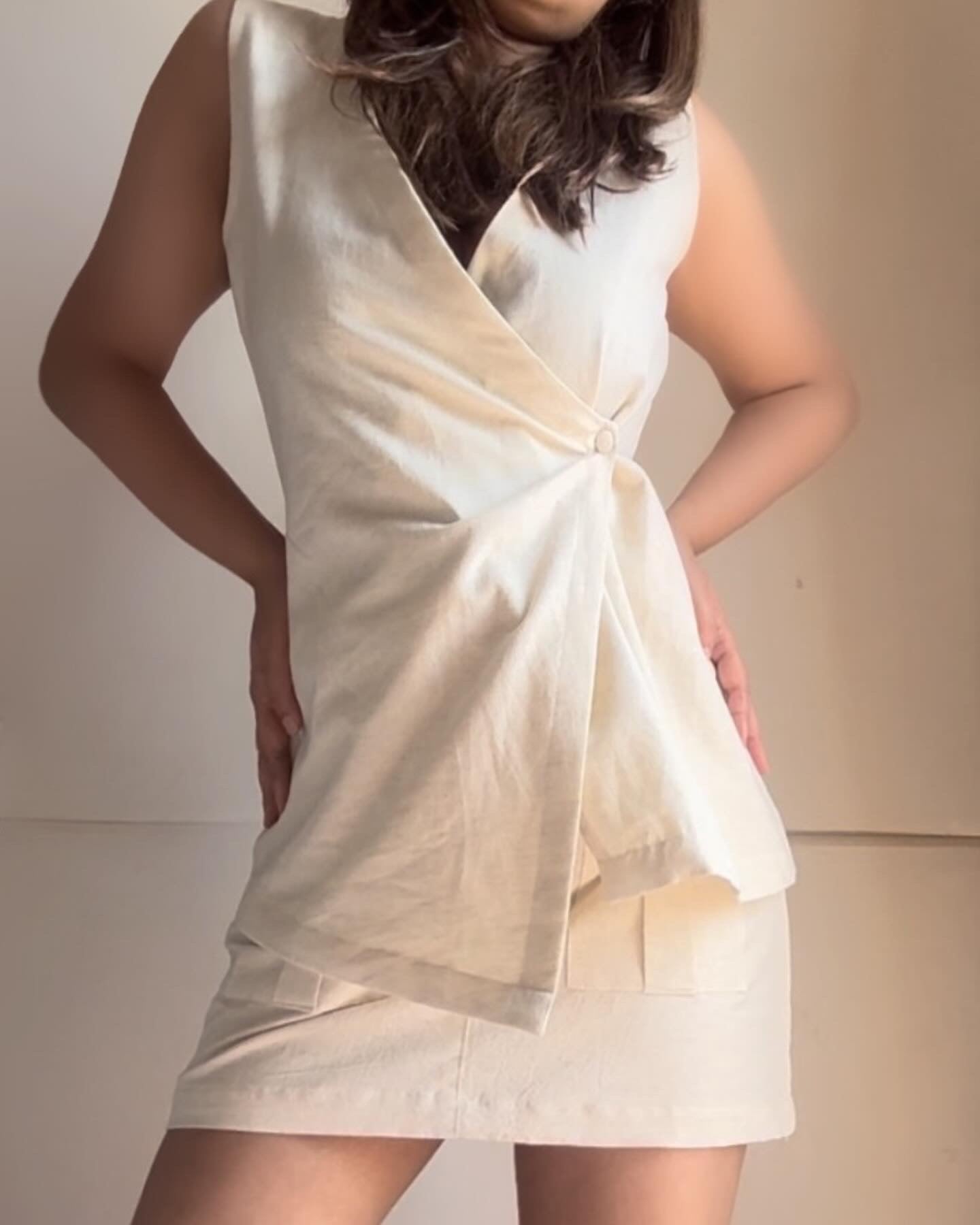 The Solar Skirt Set : Off White
