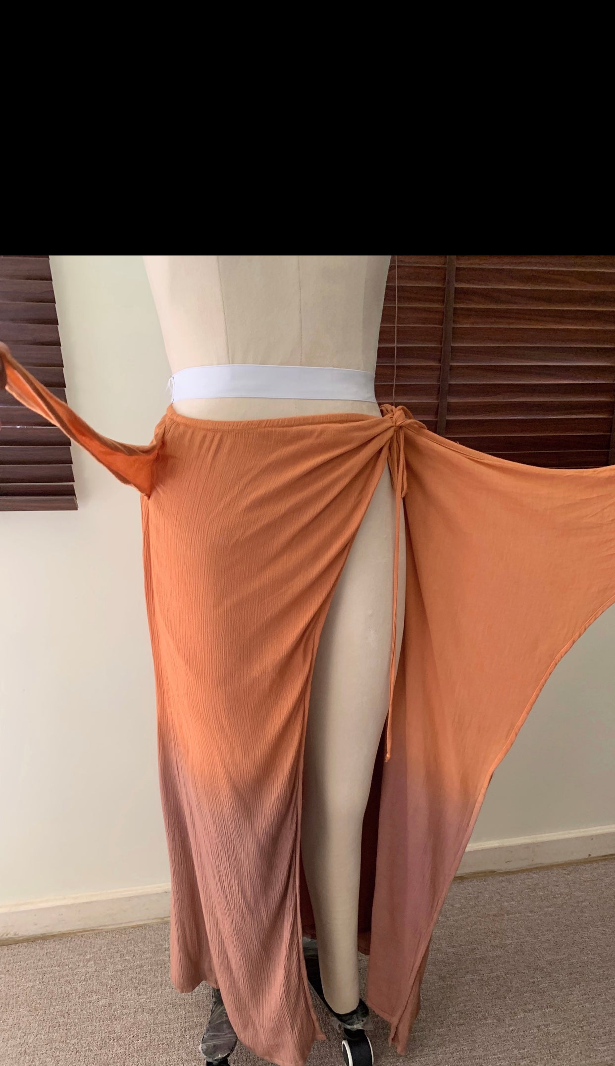 The Palm Days Set :Salmon Orange And Brown Ombré