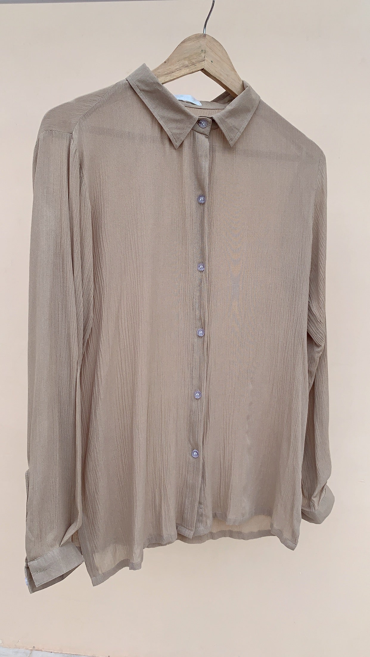 THE SAND SHIRT : Dark Beige