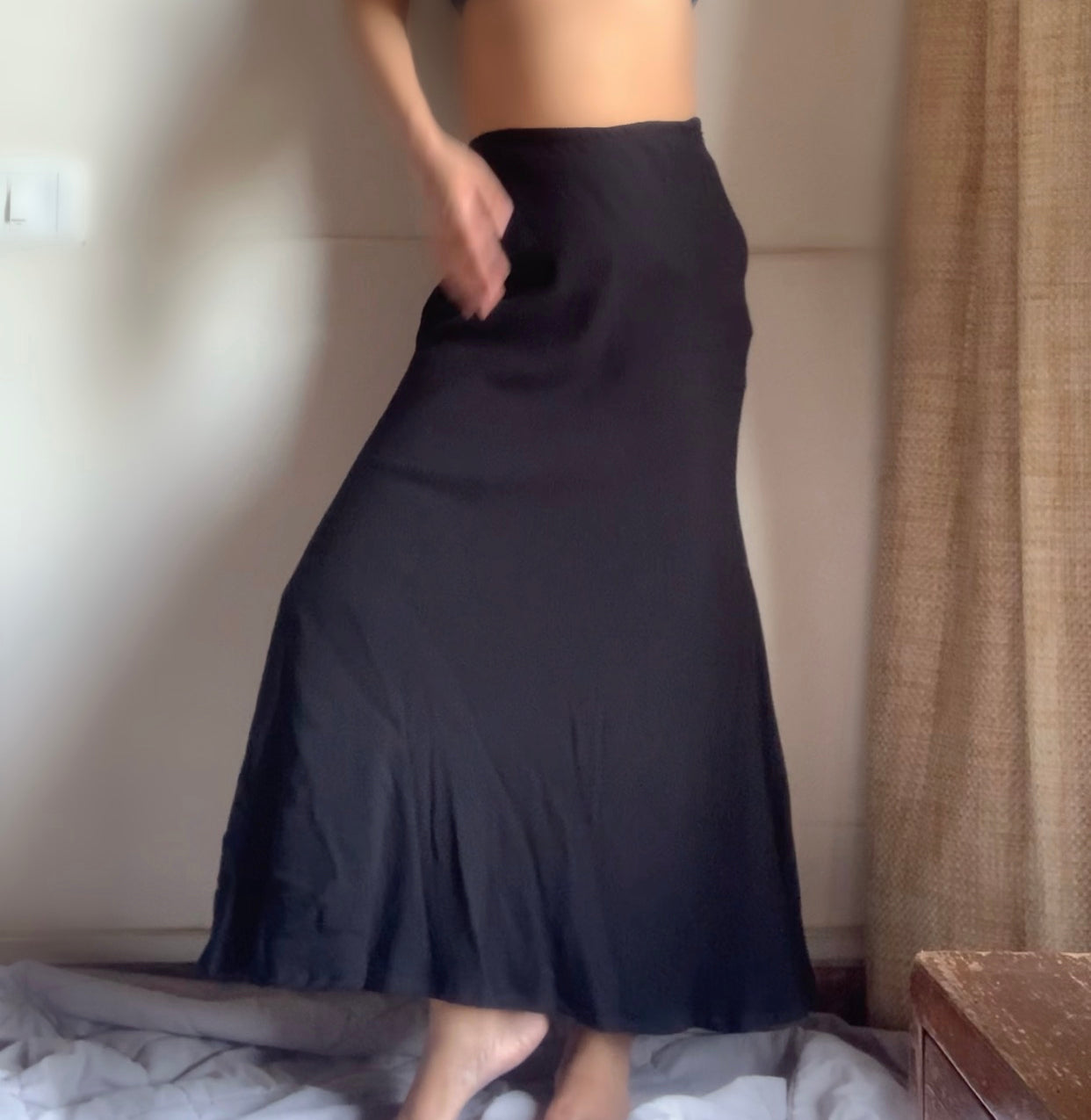 The Swing Skirt : Black