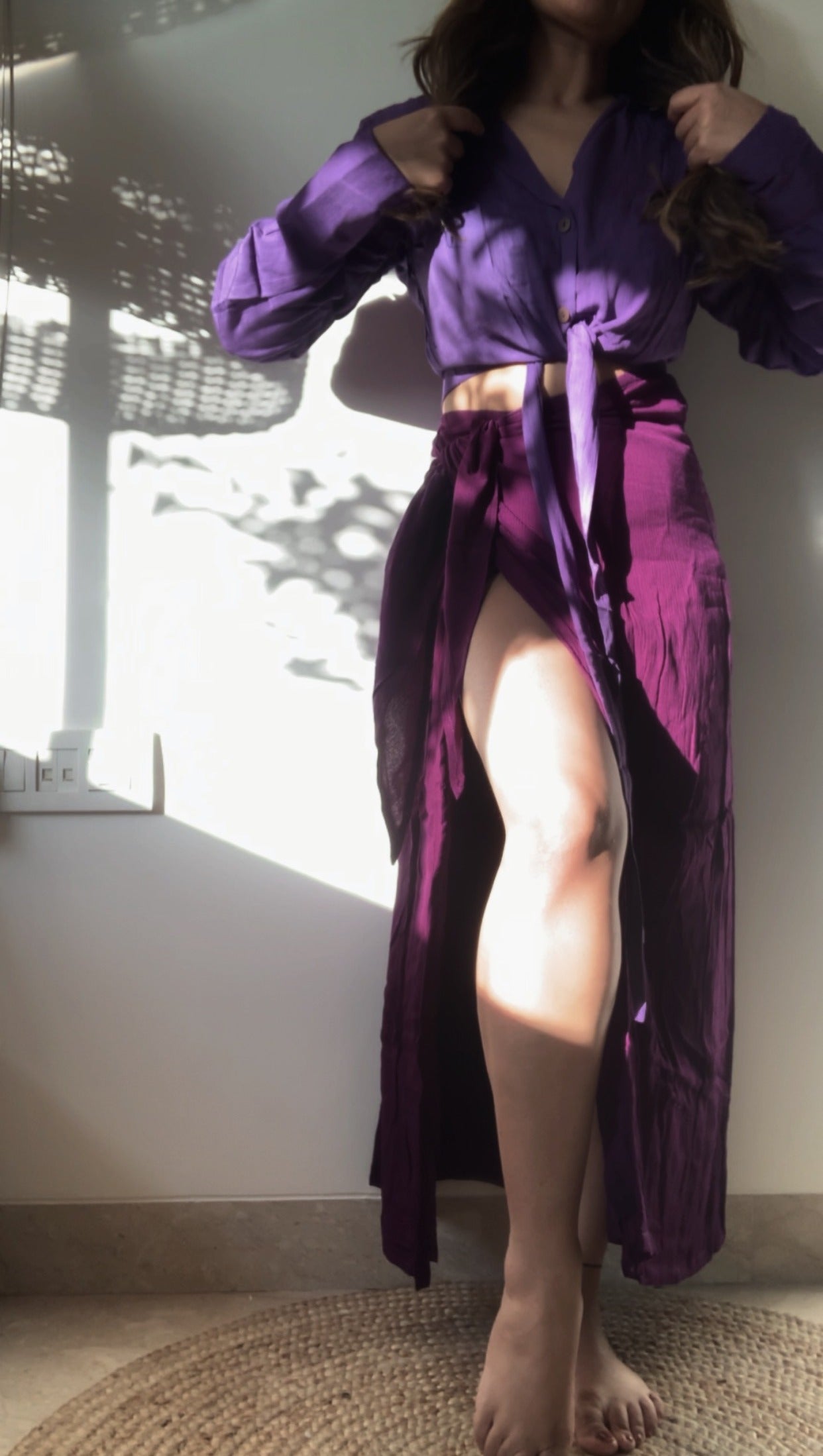 THE PALM DAYS SET : Tones of purple