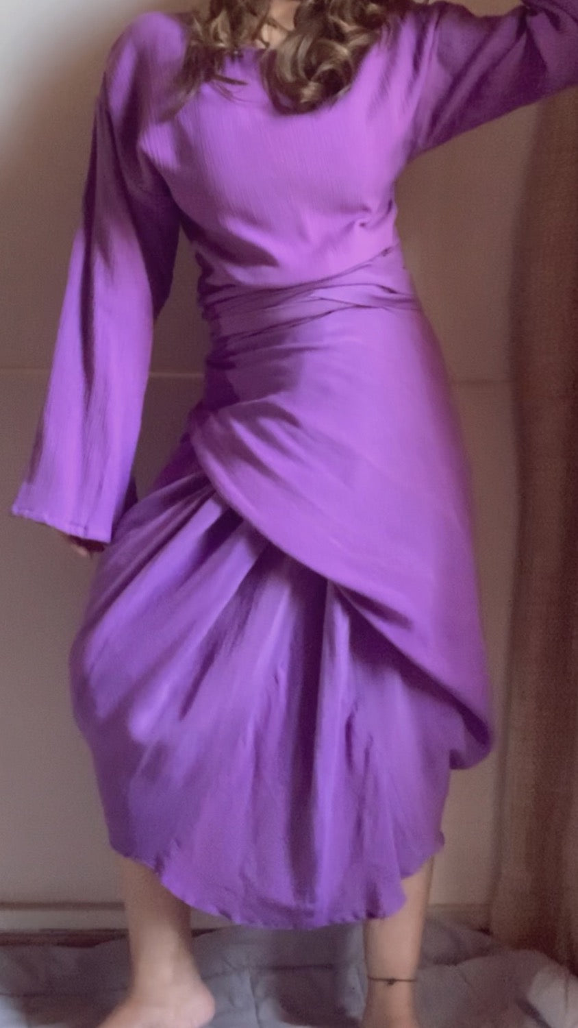 The True Tulip Dress : Dark Lavender