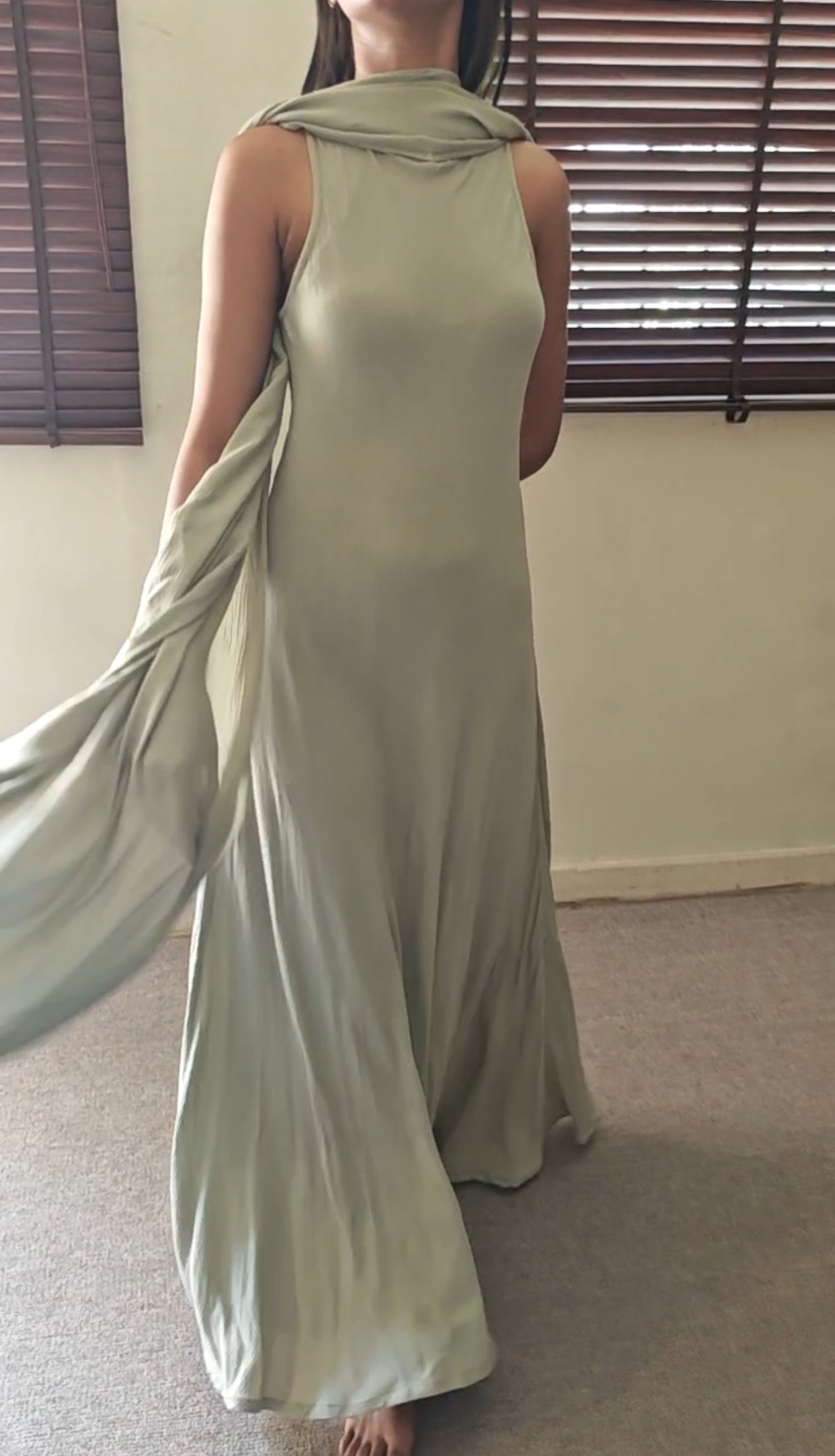The Dune Dancer Maxi : Grey Beige