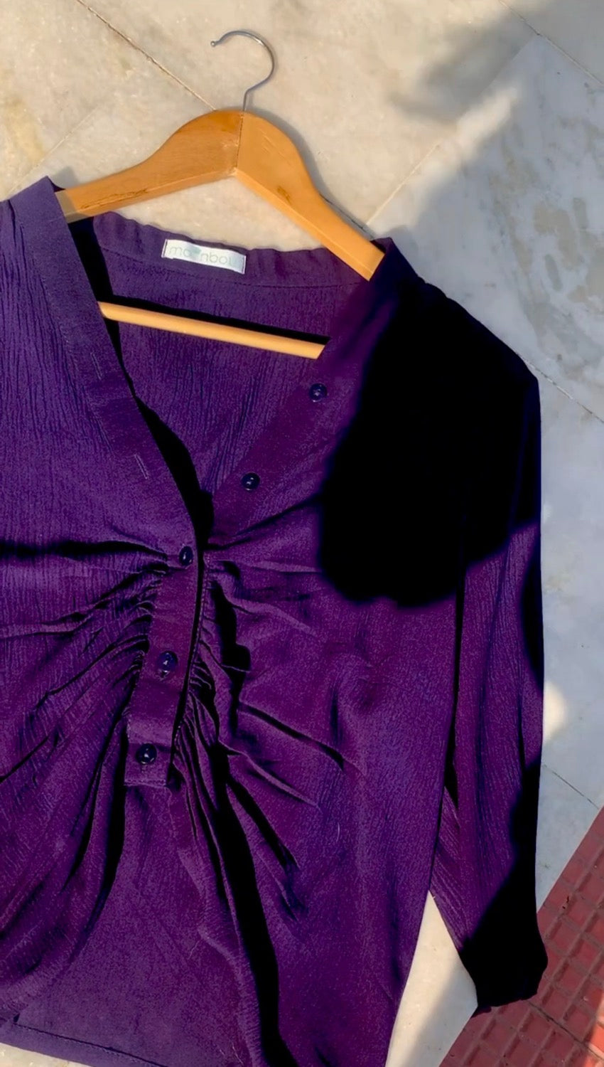 THE SEAHORSE TOP : Purple