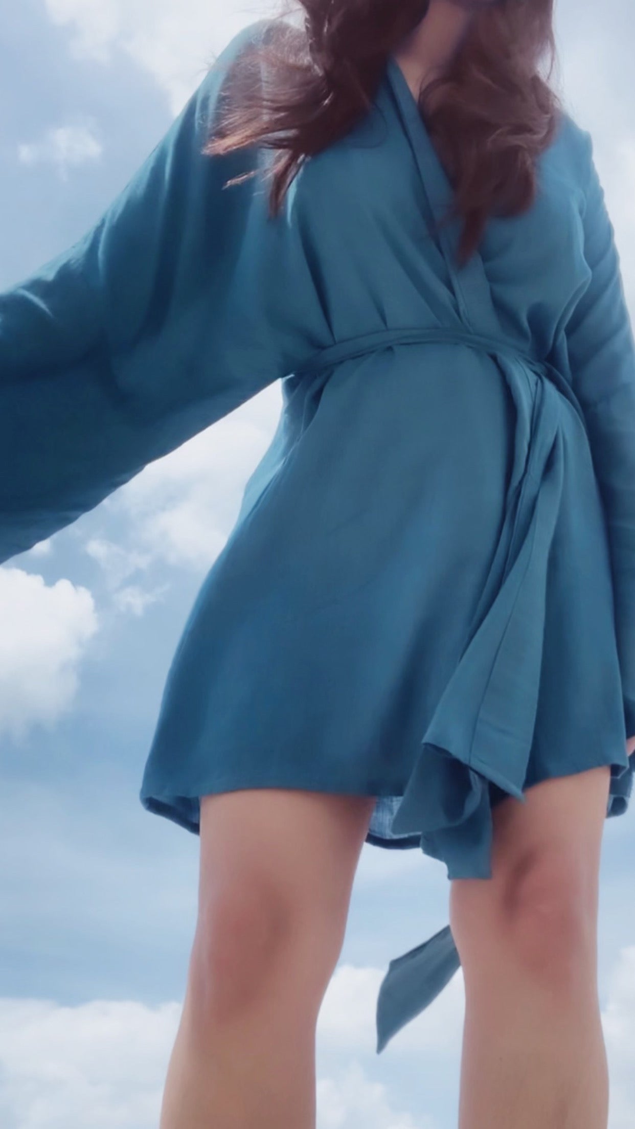 TEAL ROBE SET