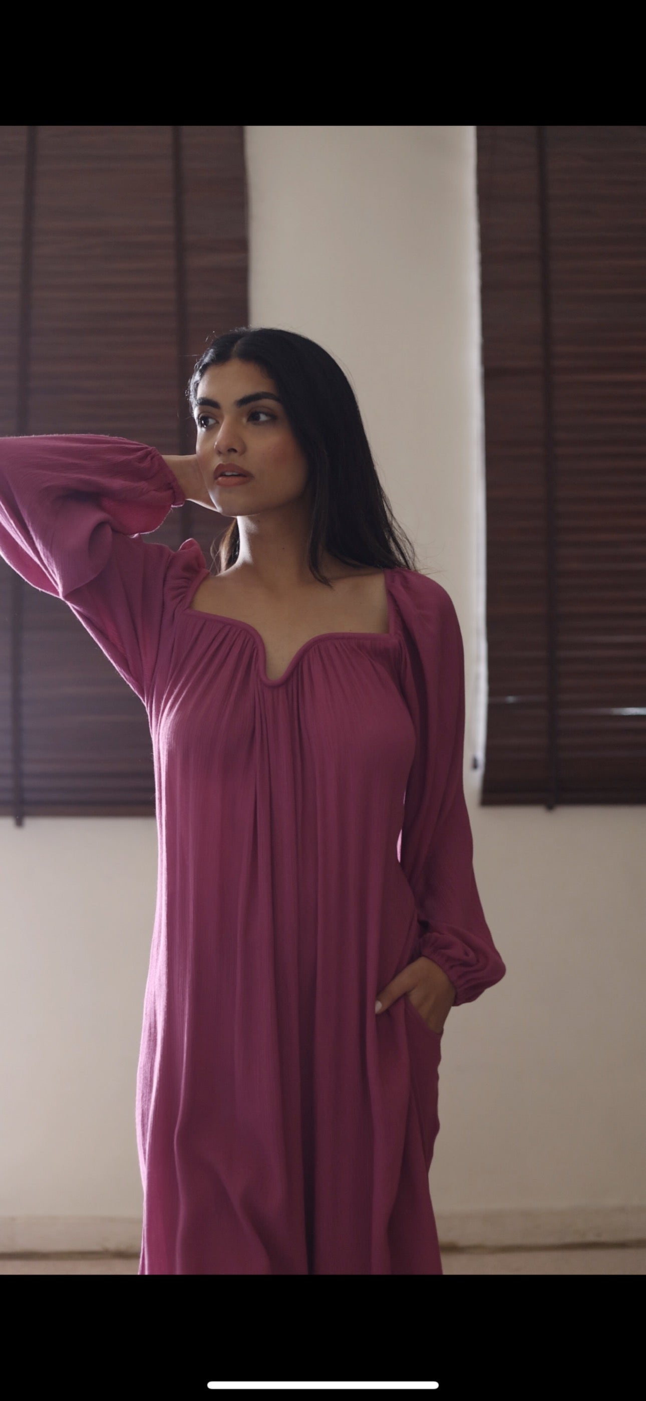 The Valentina Kurta Set  : Mauve