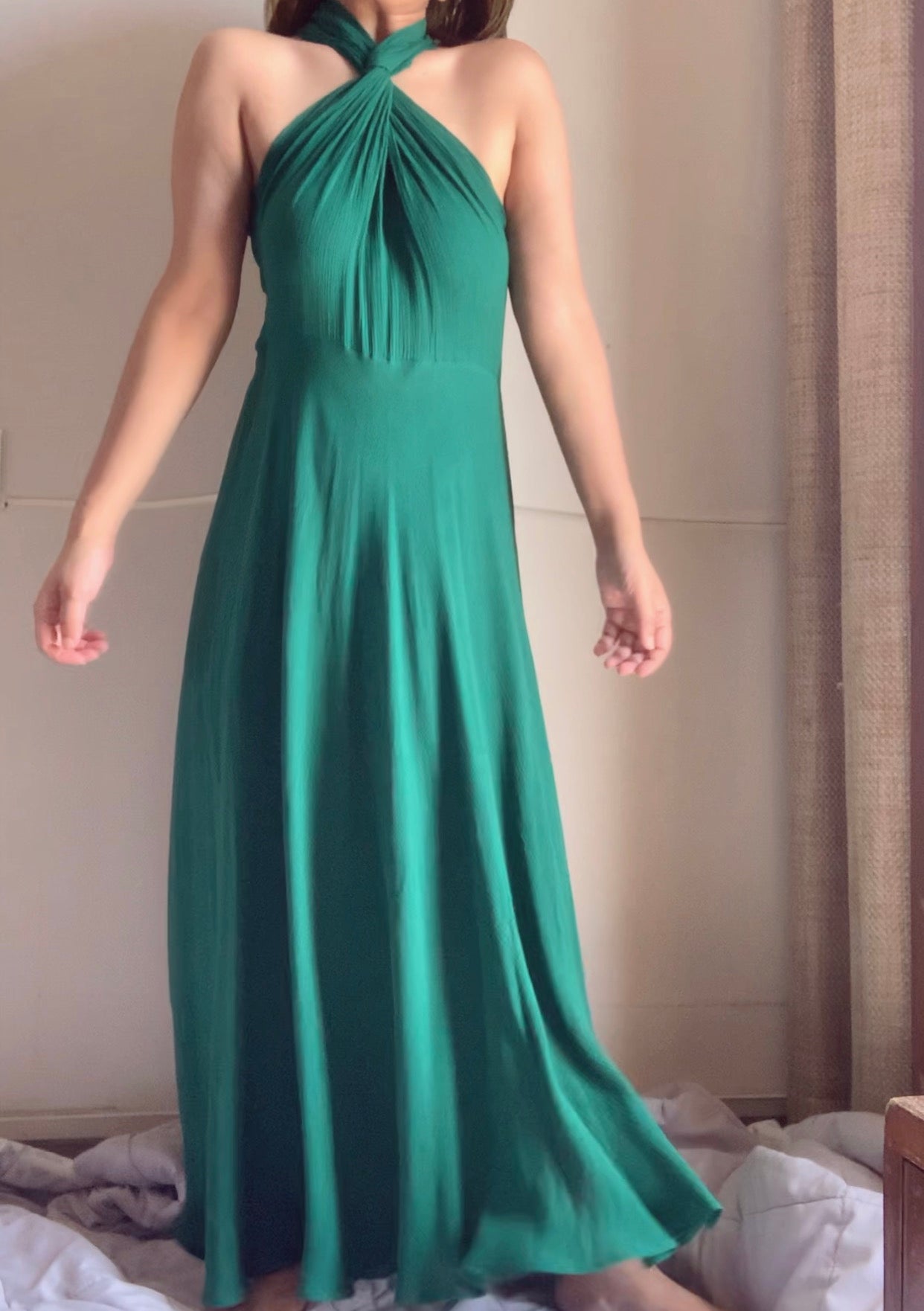 The Gloria Midi : Jade Green