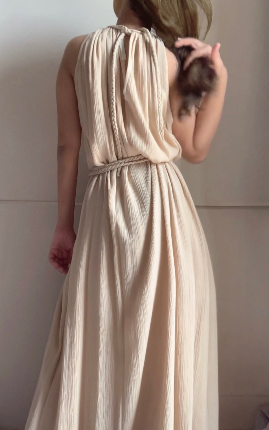 The Astrid Maxi : Beige