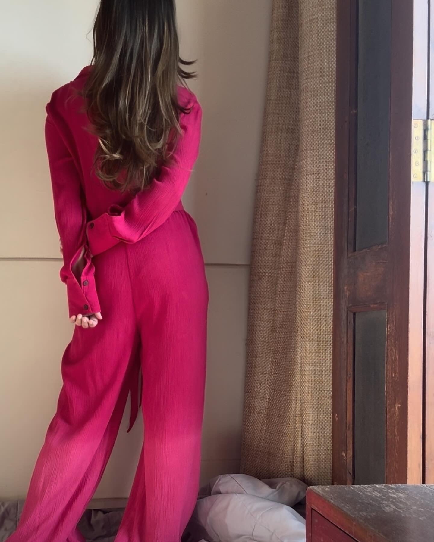 The Palms Eve  Set : Fuchsia Ombré