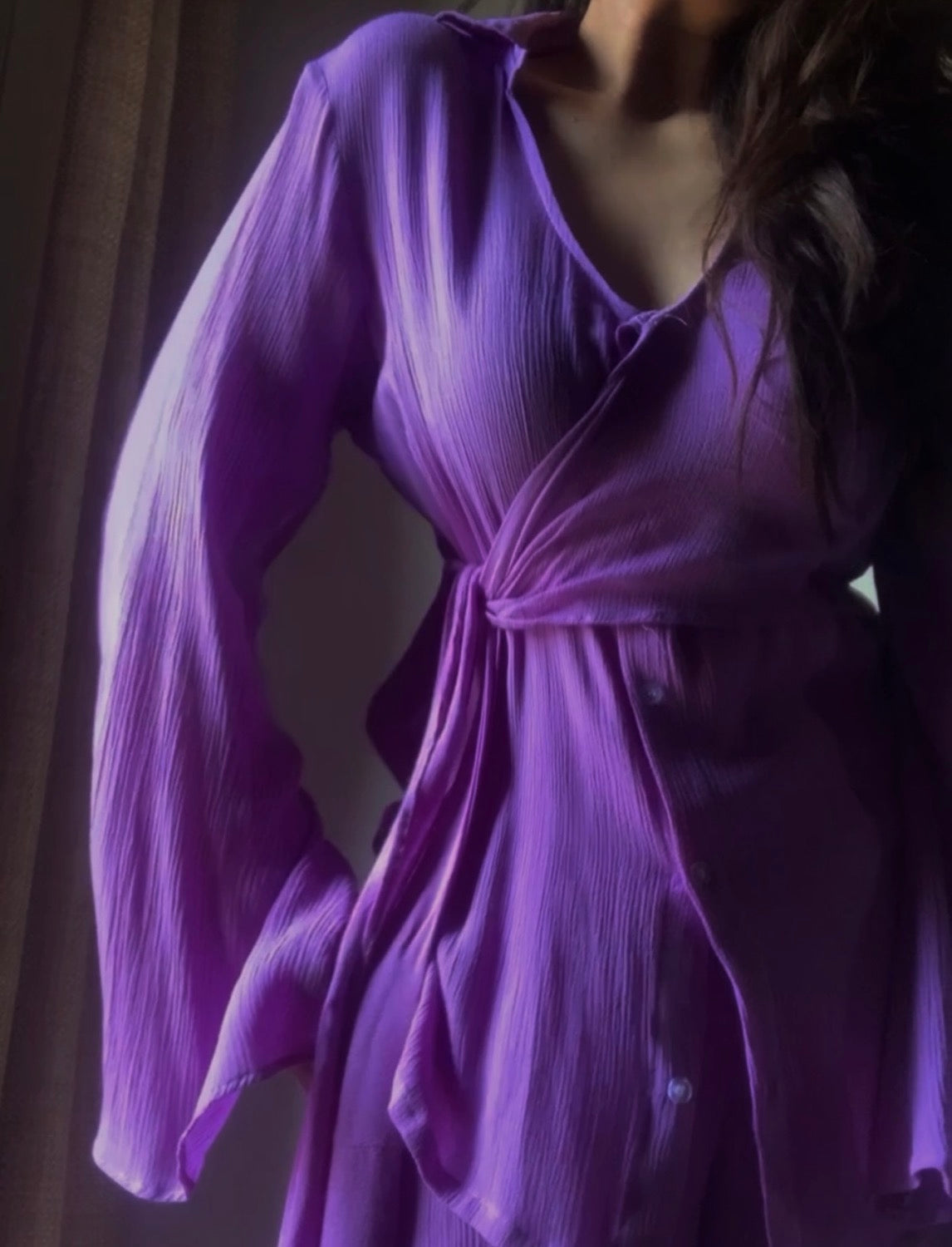 THALASSIC TOP : Dark Lavender