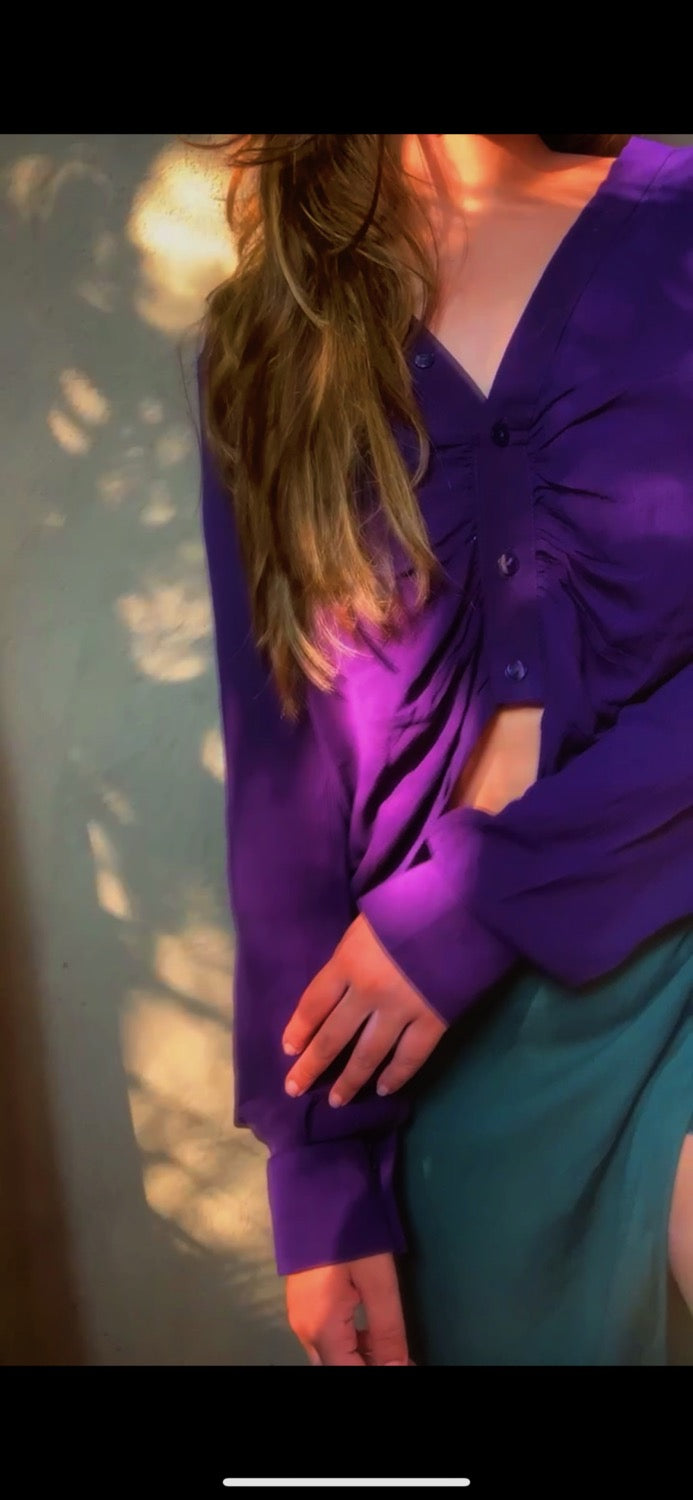 THE SEAHORSE TOP : Purple