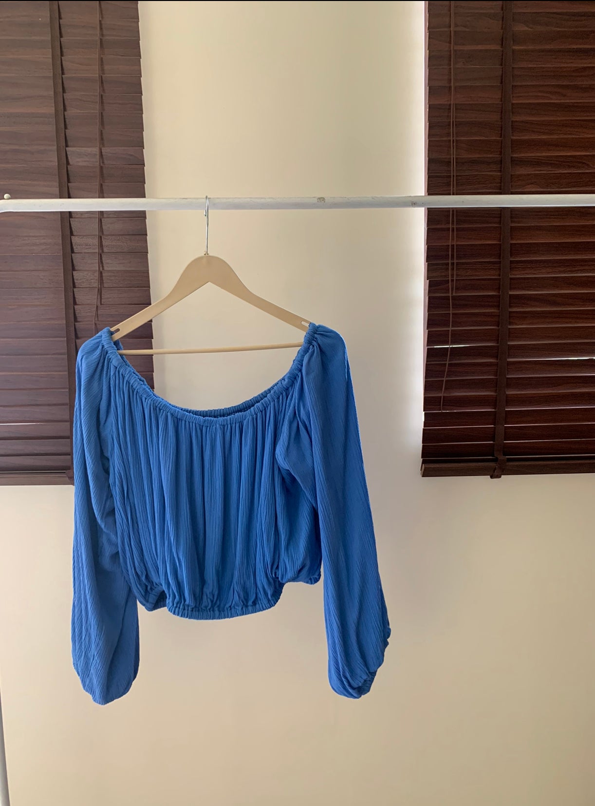 The Oceana Top : Azure Blue