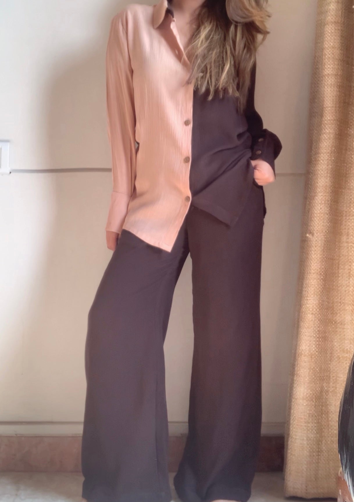 THE HALO SET : Beige + Choc Brown