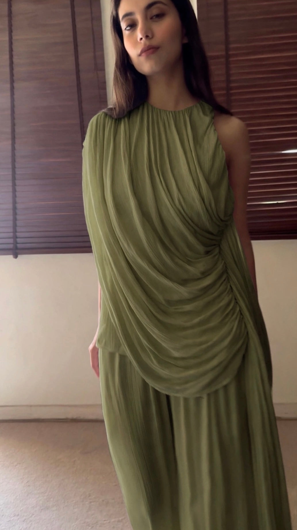 The Ocean Pearl Set : Soft Olive