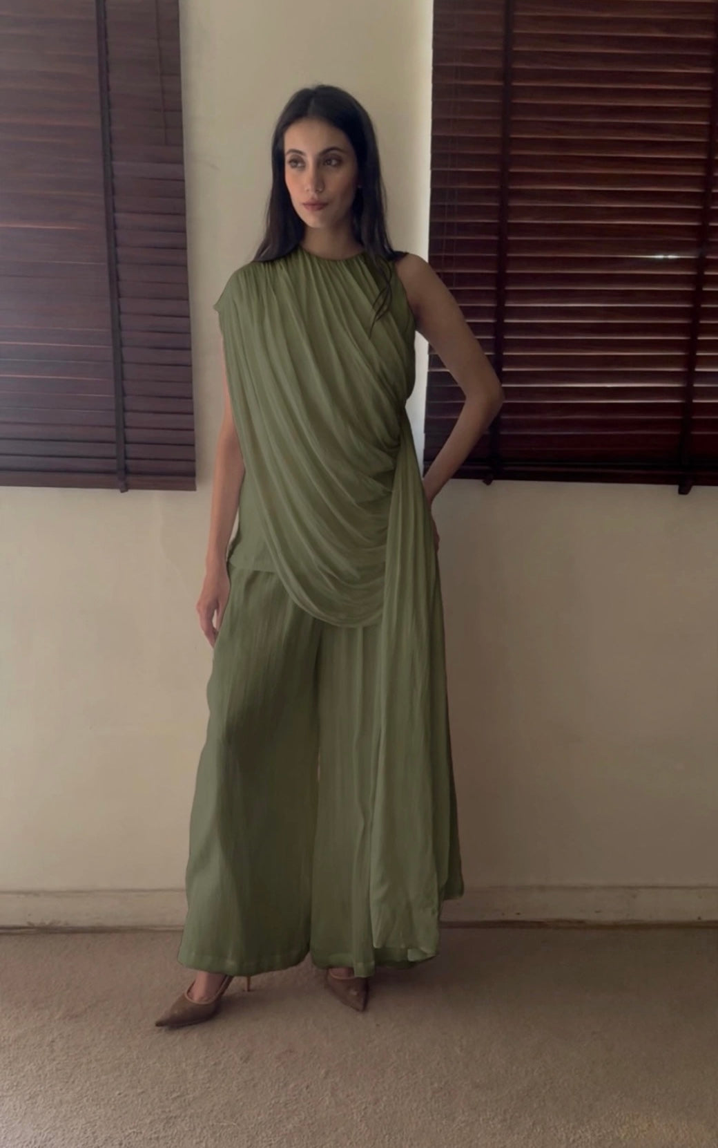 The Ocean Pearl Set : Soft Olive
